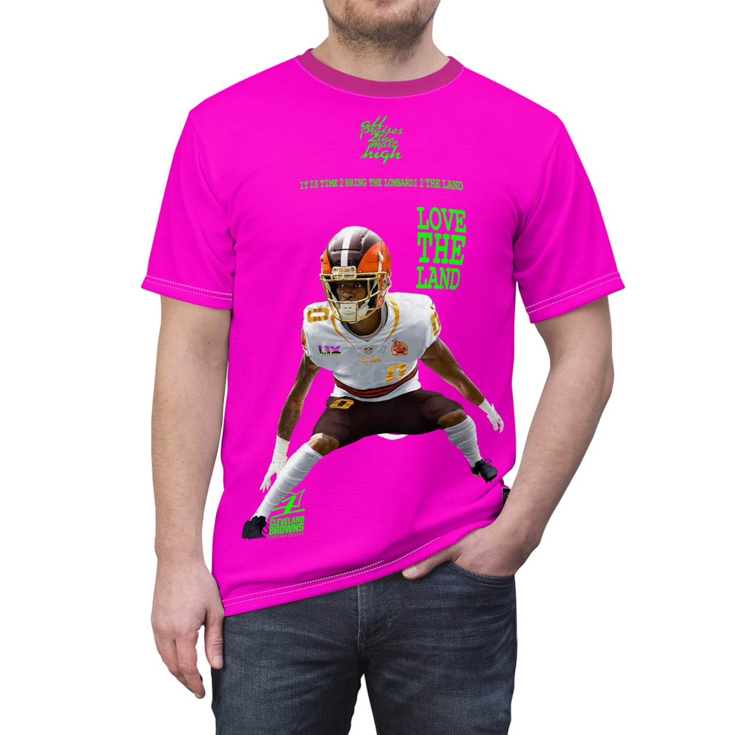UNO LOVETHELAND SBLIX Unisex Cut & Sew Tee (AOP)