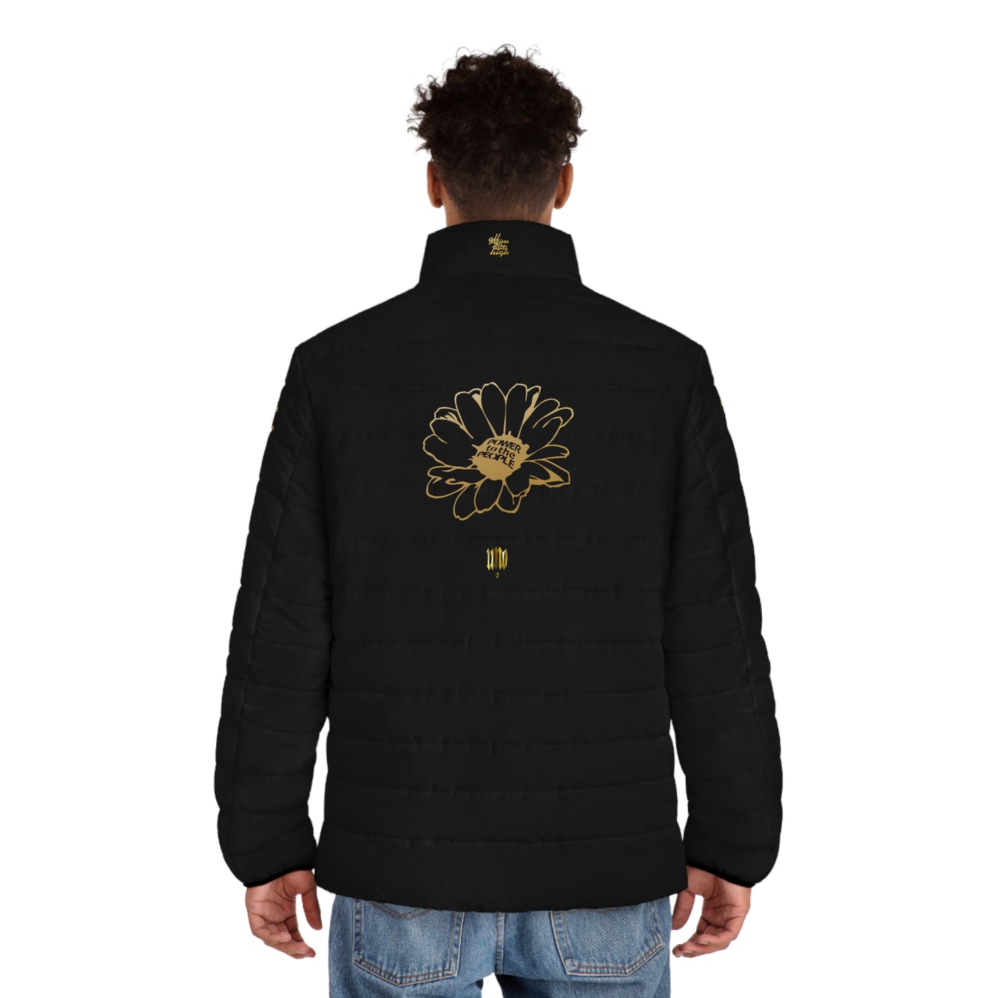 UNO LOVENINA Men's Puffer Jacket (AOP)