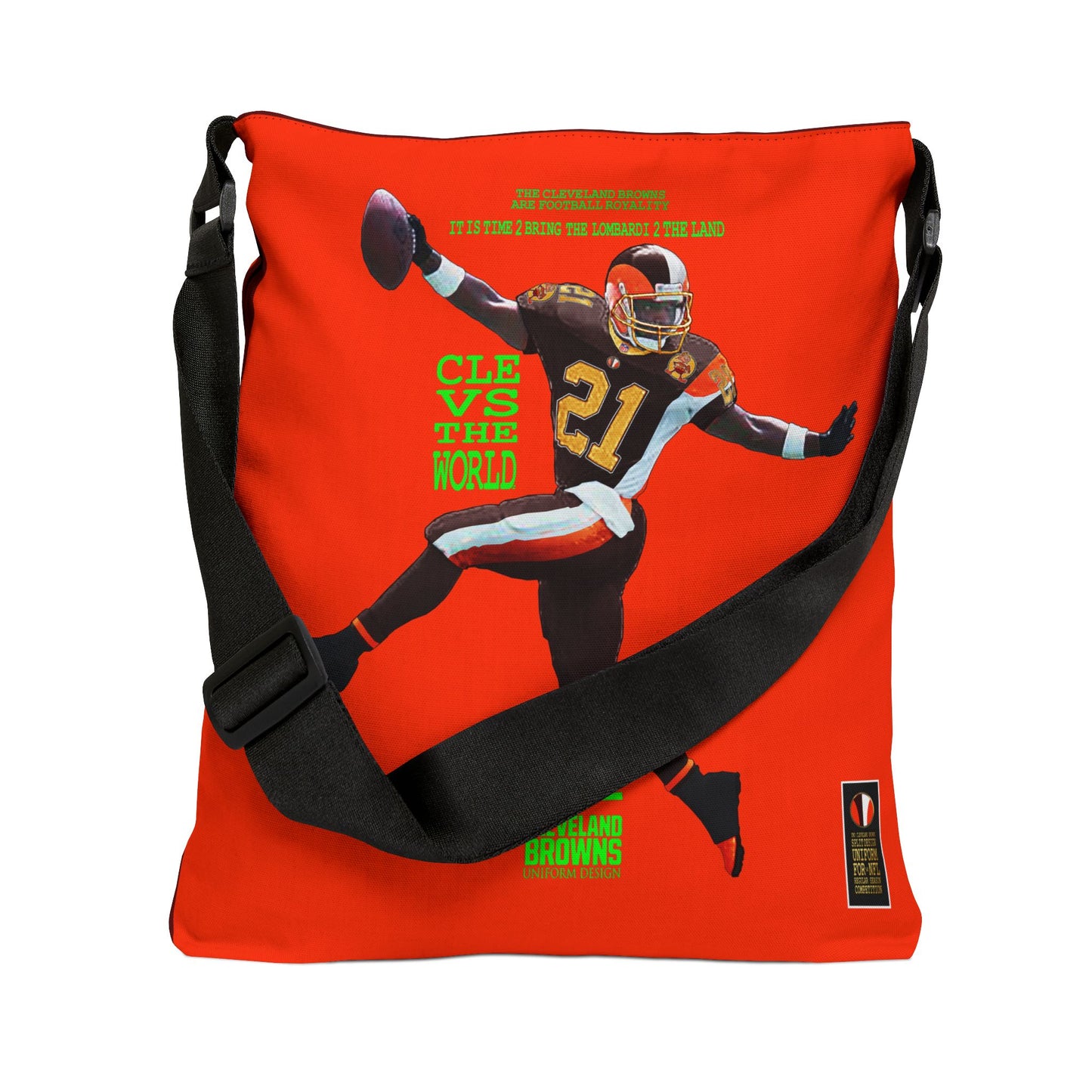 UNO LOVETELAND LOVEDABROWNS Adjustable Tote Bag (AOP)