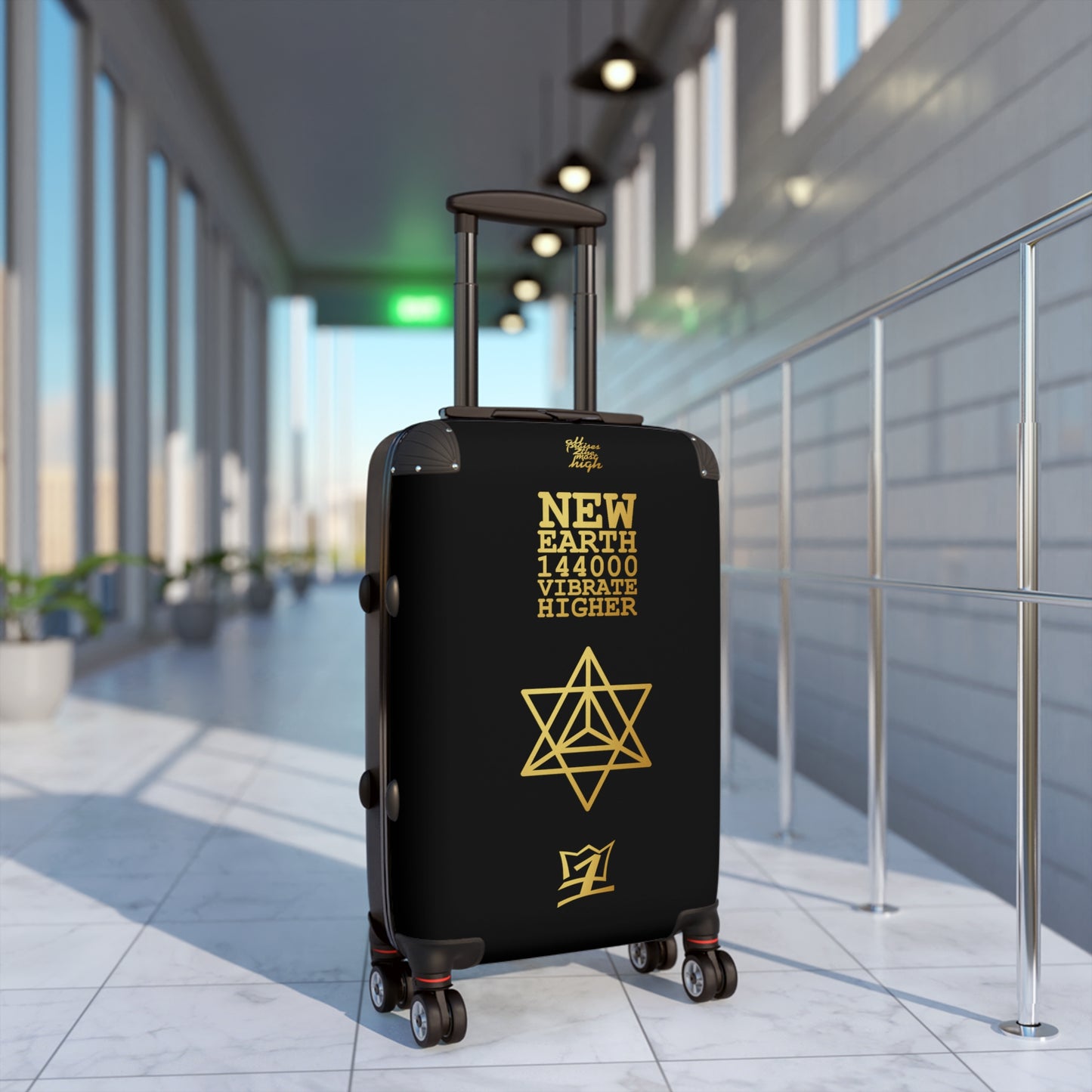 UNO ABSTRACTS NEW EARTH MERKABA Suitcase