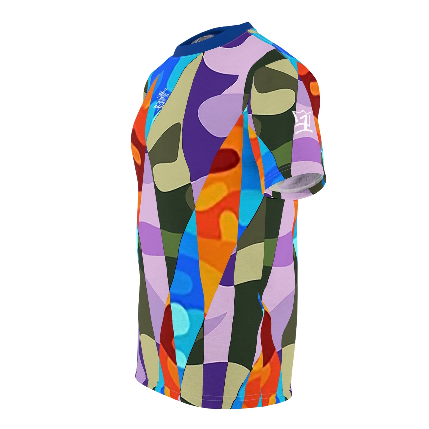 UNO ABSTRACTS Unisex Cut & Sew Tee (AOP)