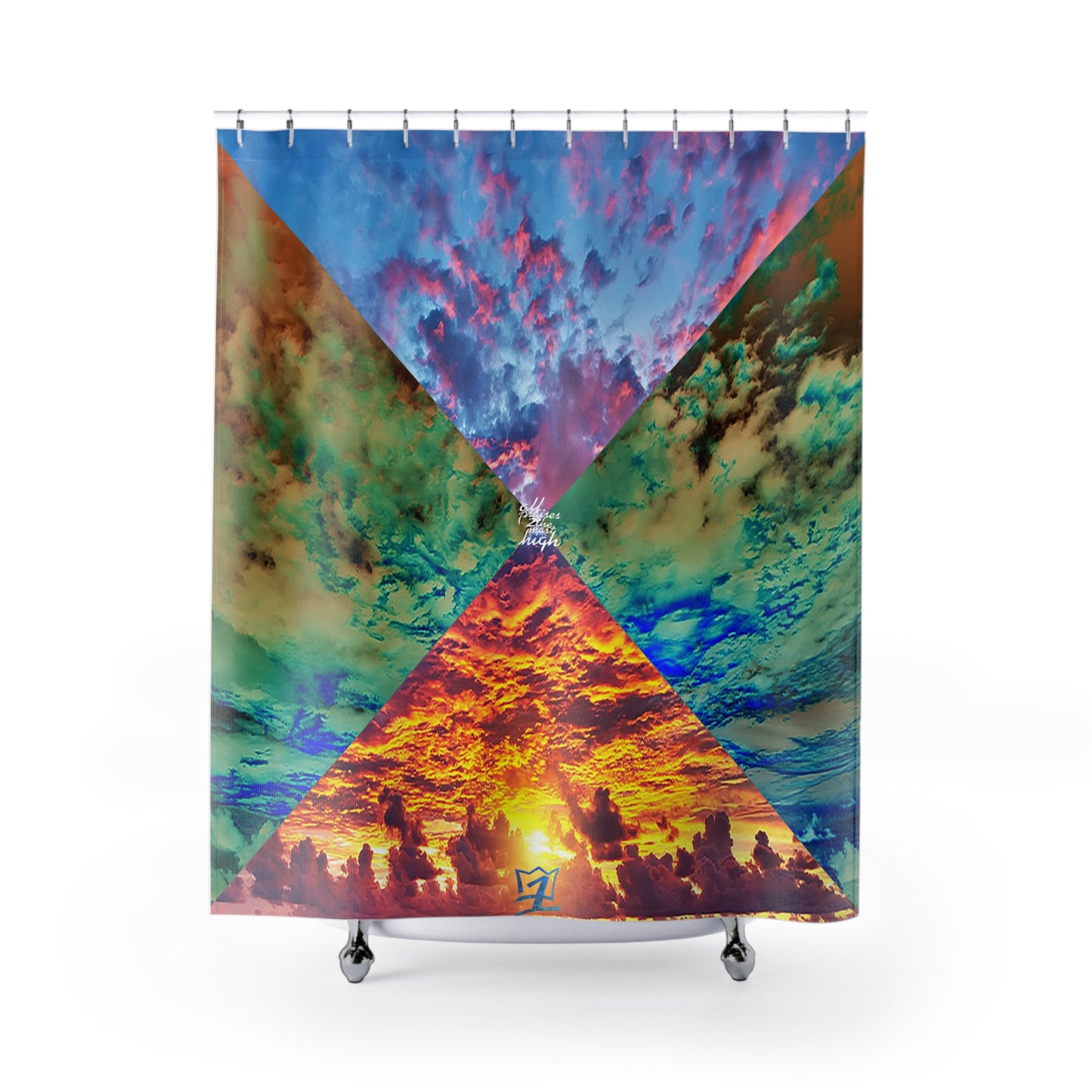 UNO ABSTRACTS Shower Curtains