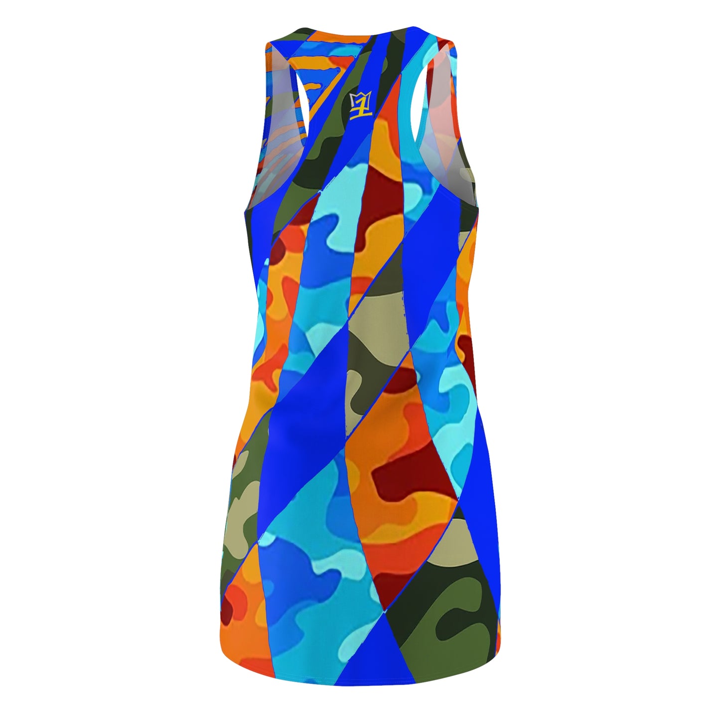 UNO ABSTRACTS Women's Cut & Sew Racerback Dress (AOP)
