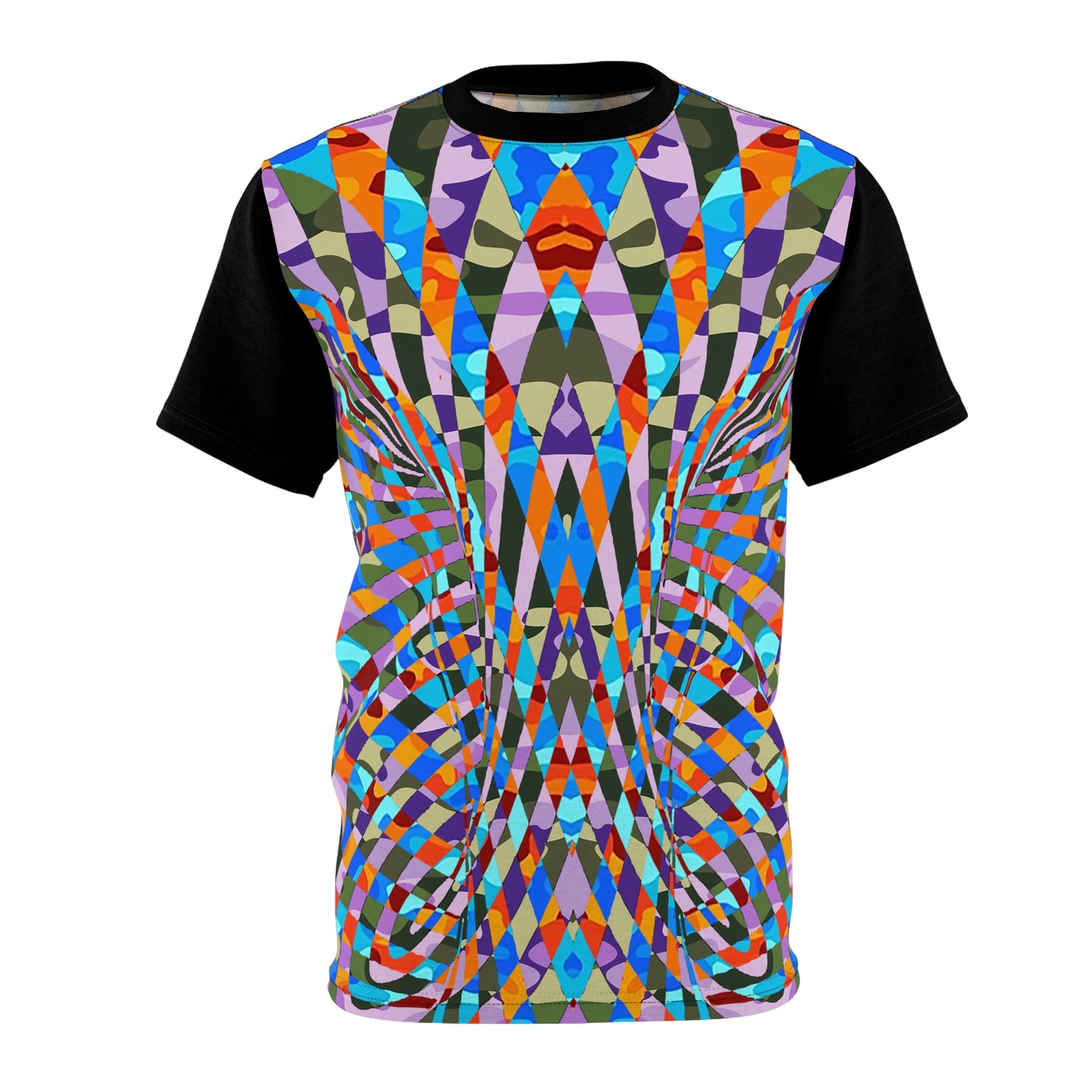 UNO ABSTRACTS Unisex Cut & Sew Tee (AOP)