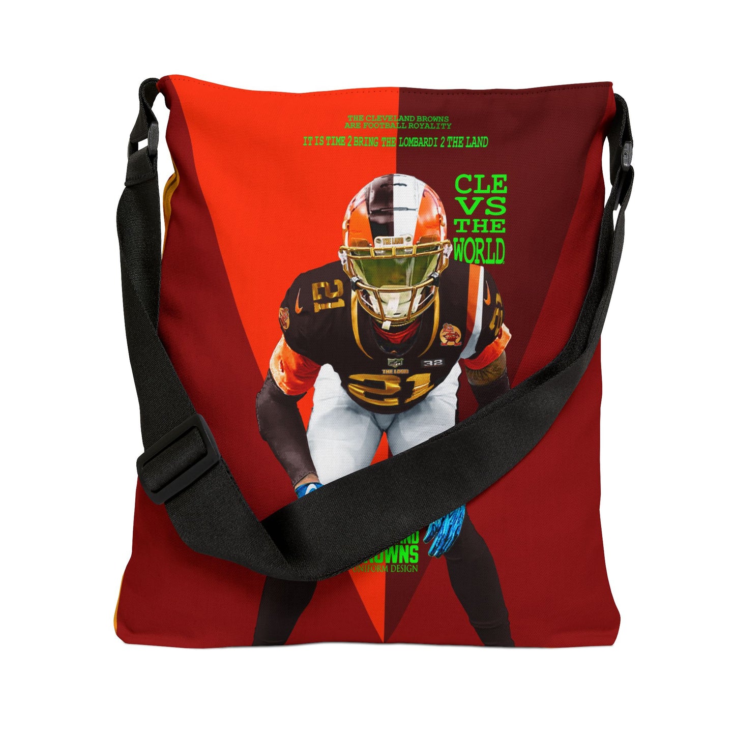 UNO LOVETHELAND LOVEDABROWNS Adjustable Tote Bag (AOP)