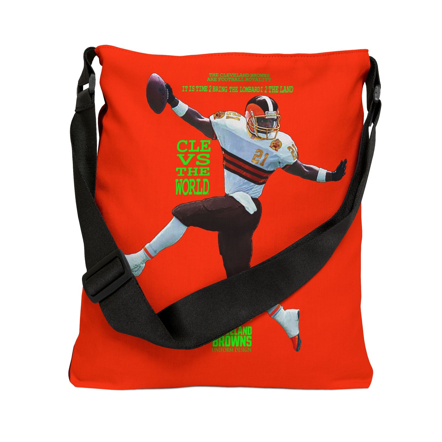UNO LOVETHELAND BROWNSTOWN Adjustable Tote Bag (AOP)
