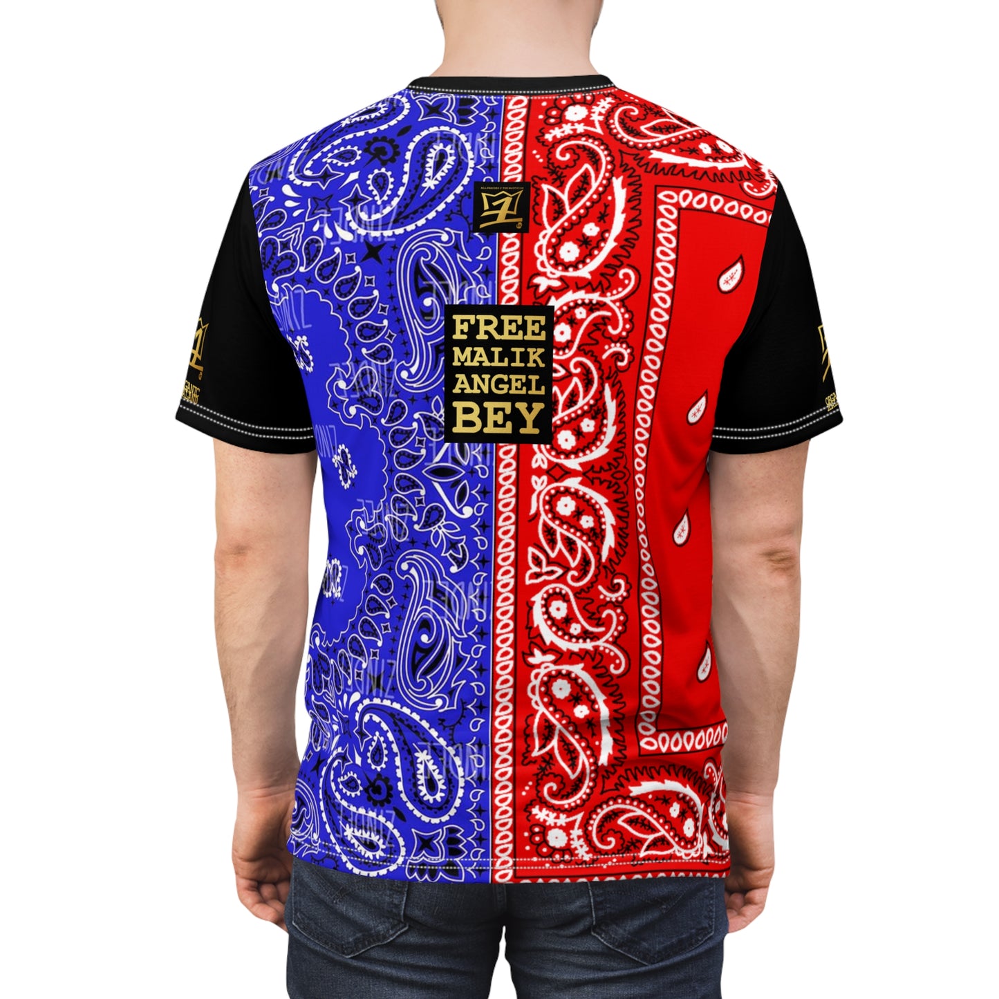 UNO ORGANIC WE ARE THE FEATHERS FREDIS4EVA Unisex Cut & Sew Tee (AOP)