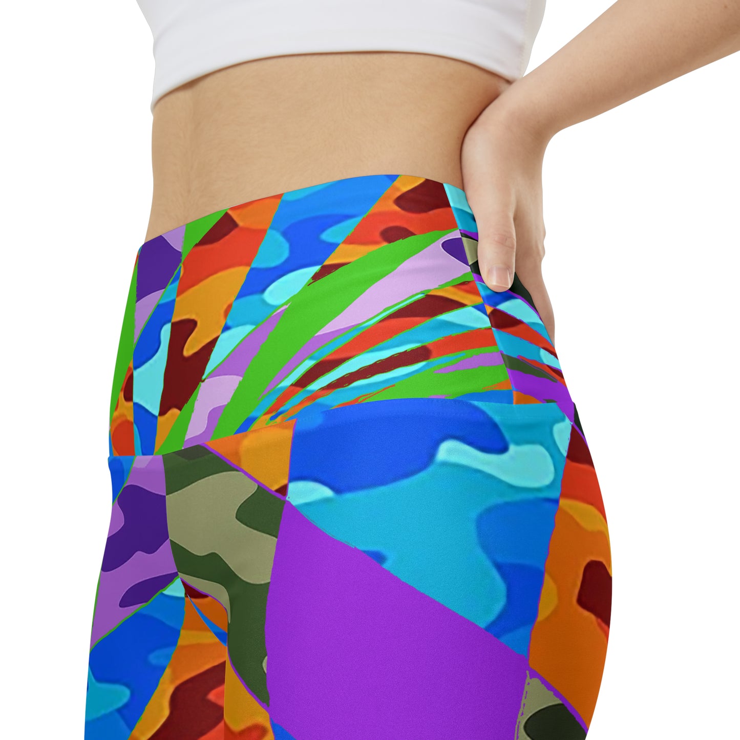 UNO ABSTRACTS Women's Workout Shorts (AOP)