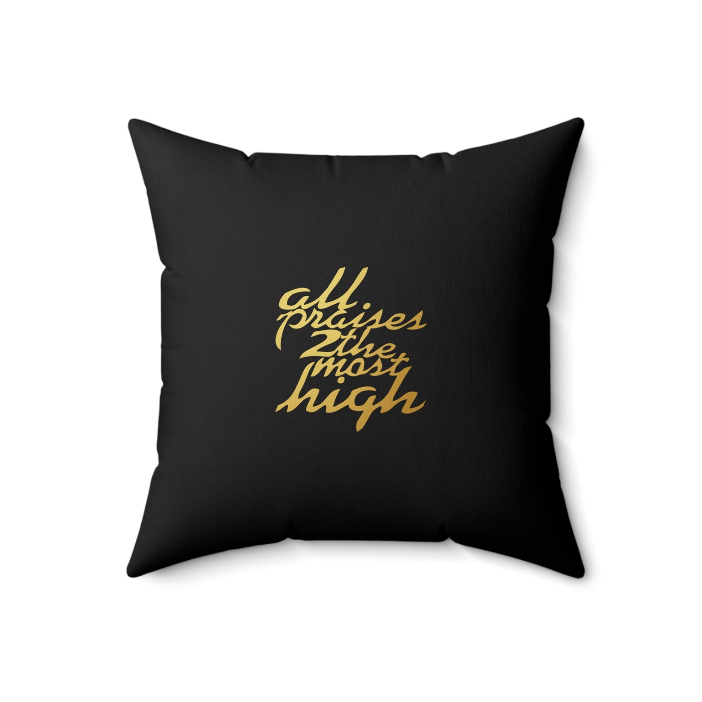 UNOBTCPOWERFLOWER Faux Suede Square Pillow