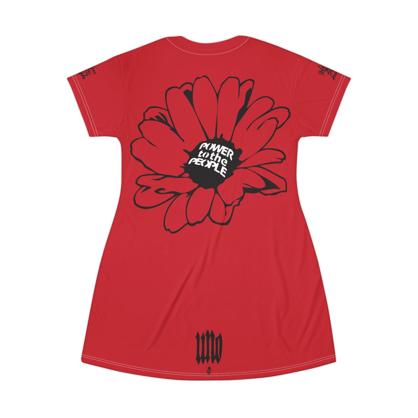 UNO LOVENINA POWERFLOWER All Over Print T-Shirt Dress