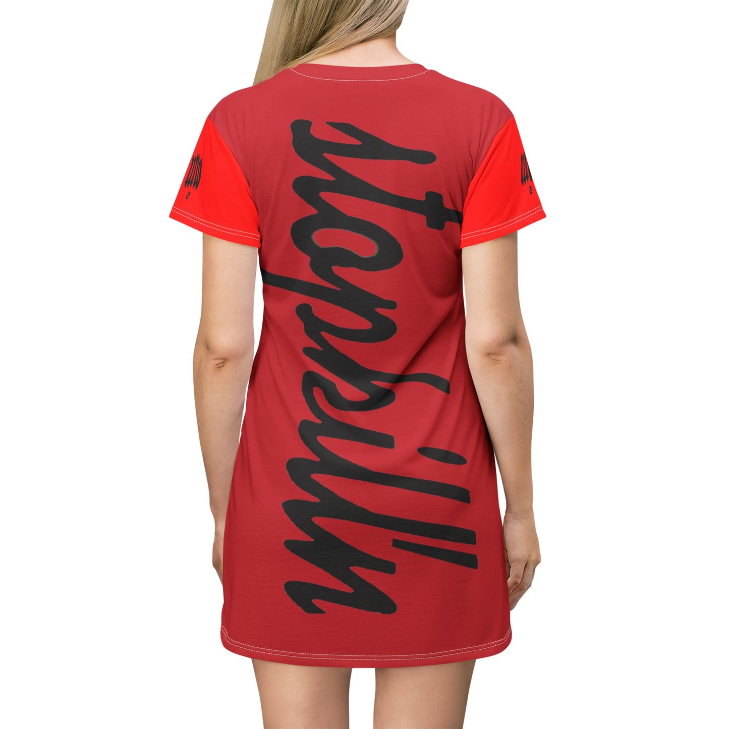 UNO MAMABABYMAMA STOPKILL'N All Over Print T-Shirt Dress