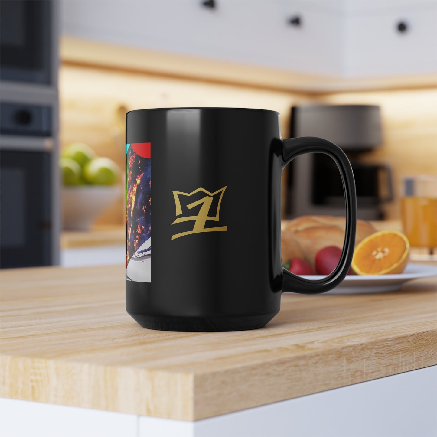 UNO ALLPRAISES V Black Mug, 15oz