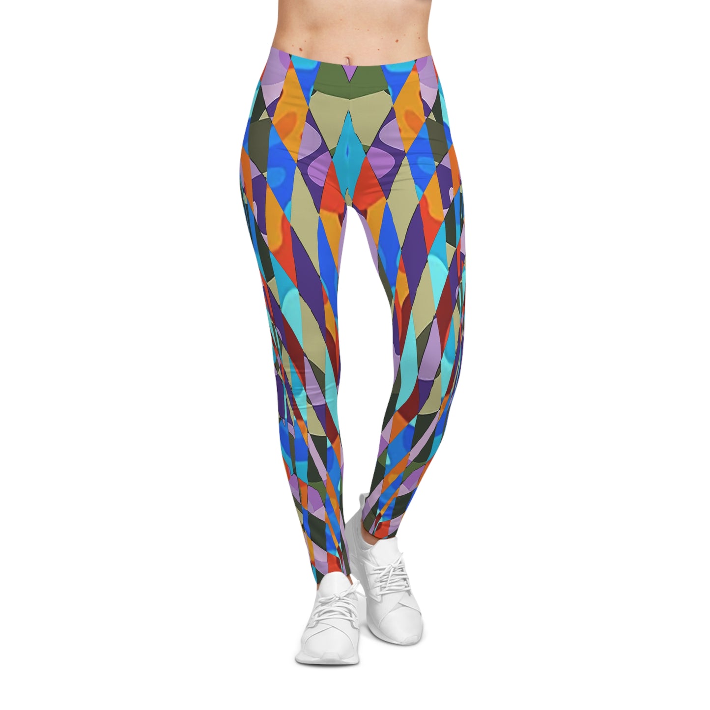 UNO ABSTRACTS Women's Casual Leggings (AOP)
