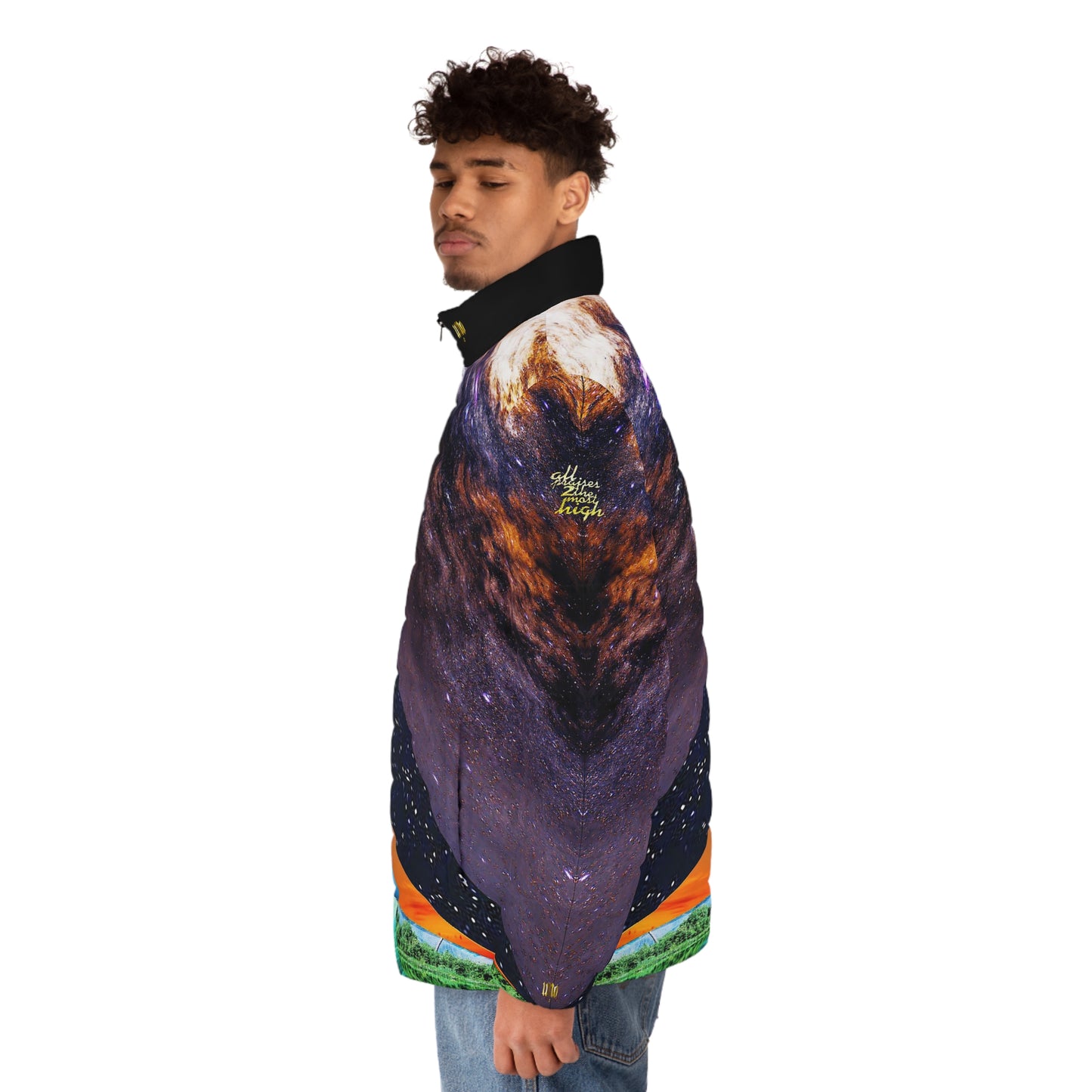 UNO ALLPRAISES IV Men's Puffer Jacket (AOP)