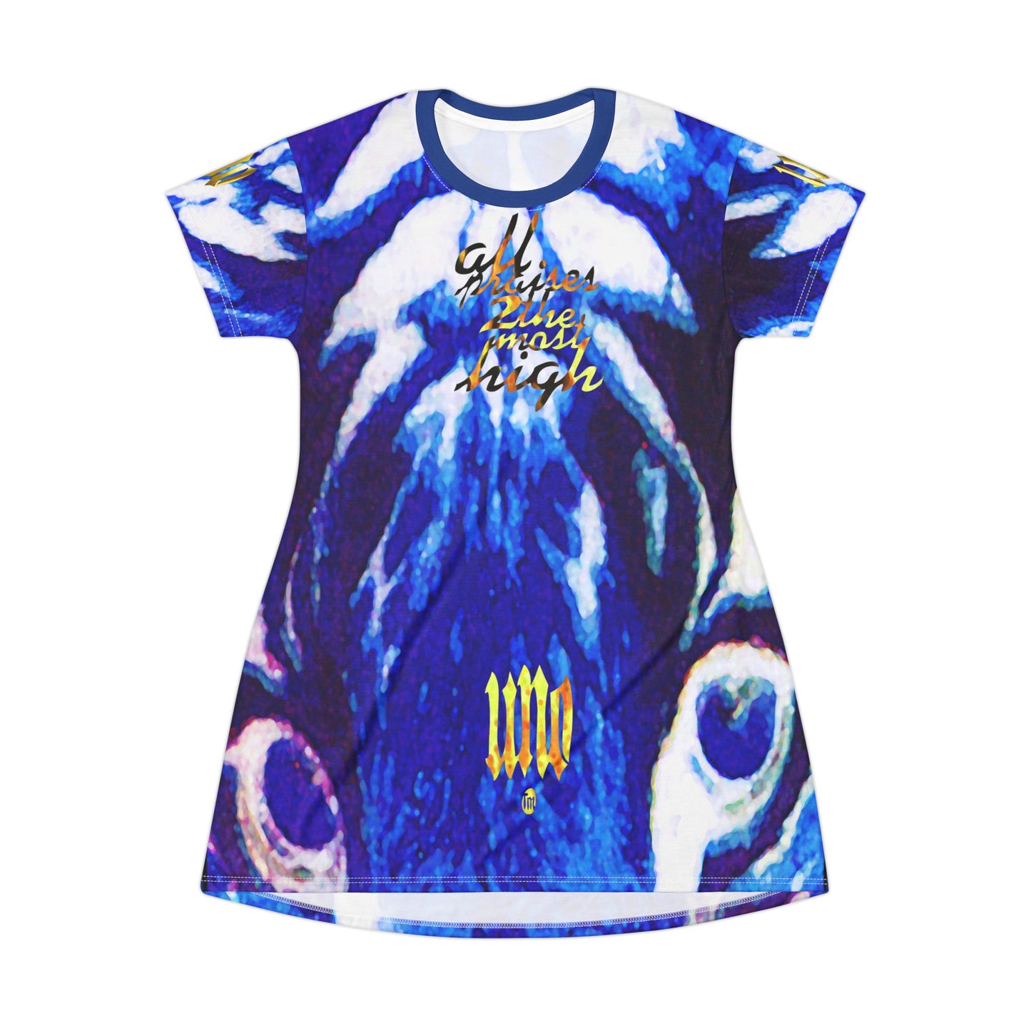 UNO TIGREBLU STOPKILL'N All Over Print T-Shirt Dress