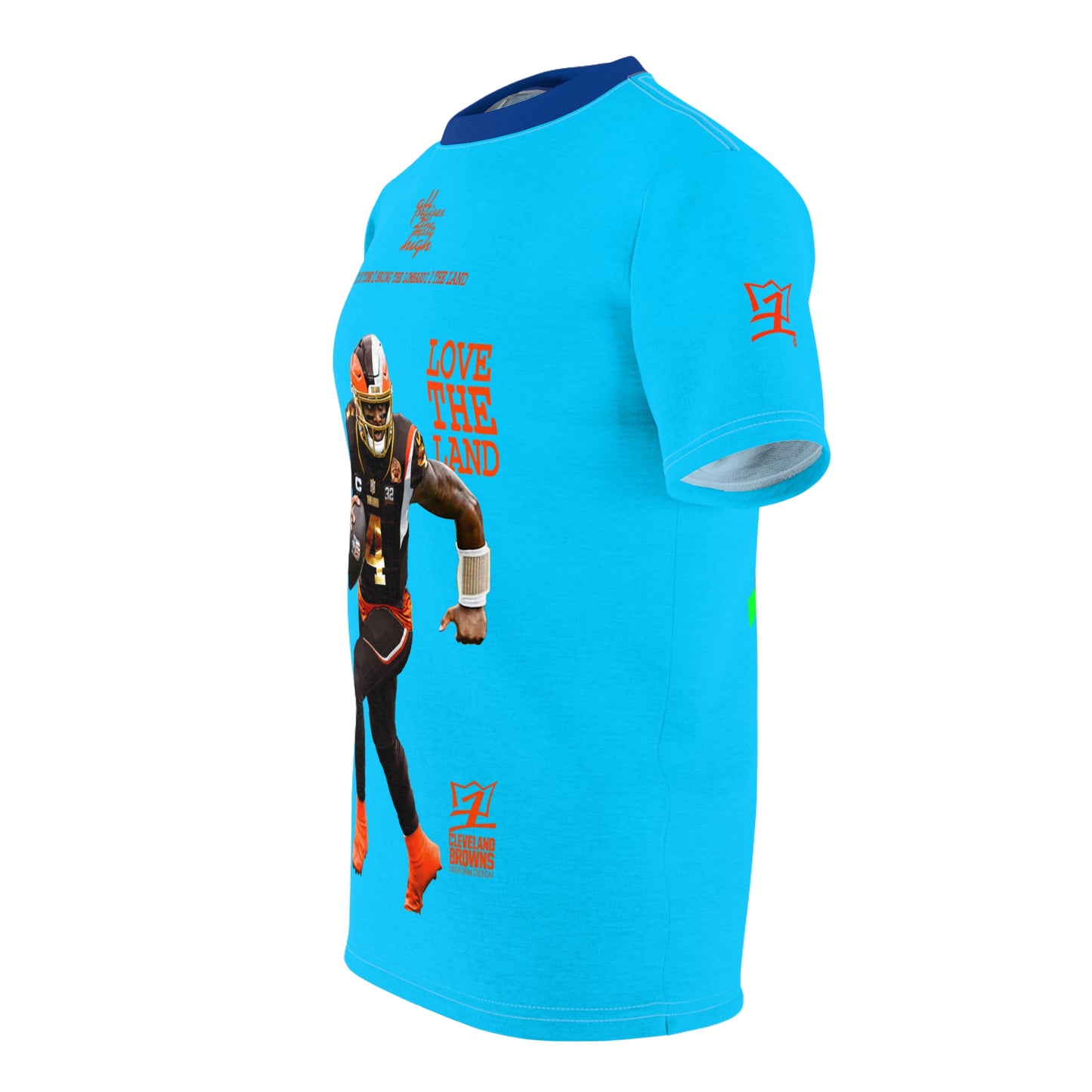 UNO LOVETHELAND LOVEDABROWNS Unisex Cut & Sew Tee (AOP)