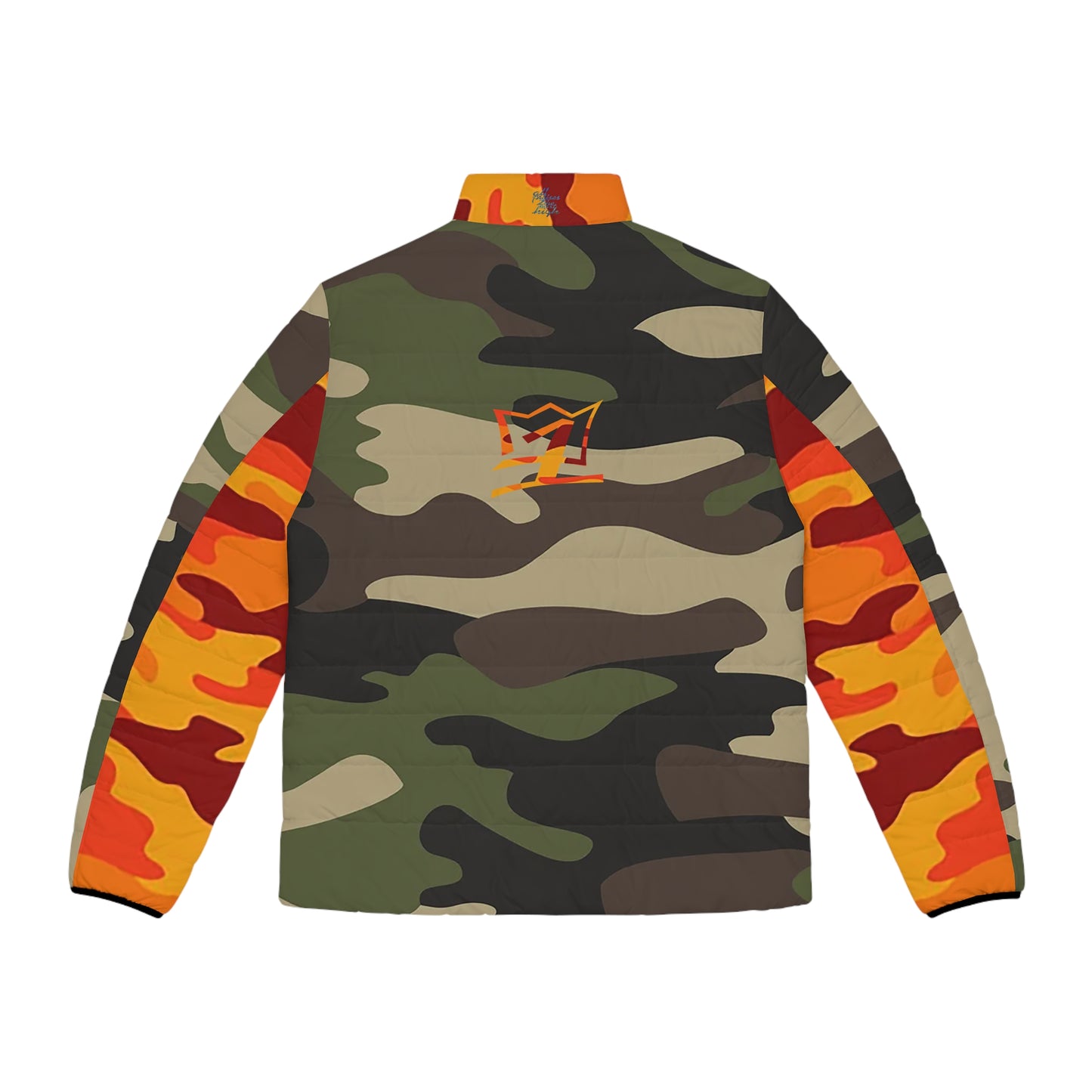 UNO PANTHA Men's Puffer Jacket (AOP) Camo Collection