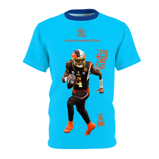 UNO LOVETHELAND LOVEDABROWNS Unisex Cut & Sew Tee (AOP)