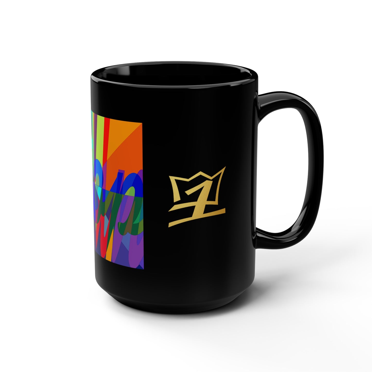 UNO STOPKILL'N UNOWORD Black Mug, 15oz