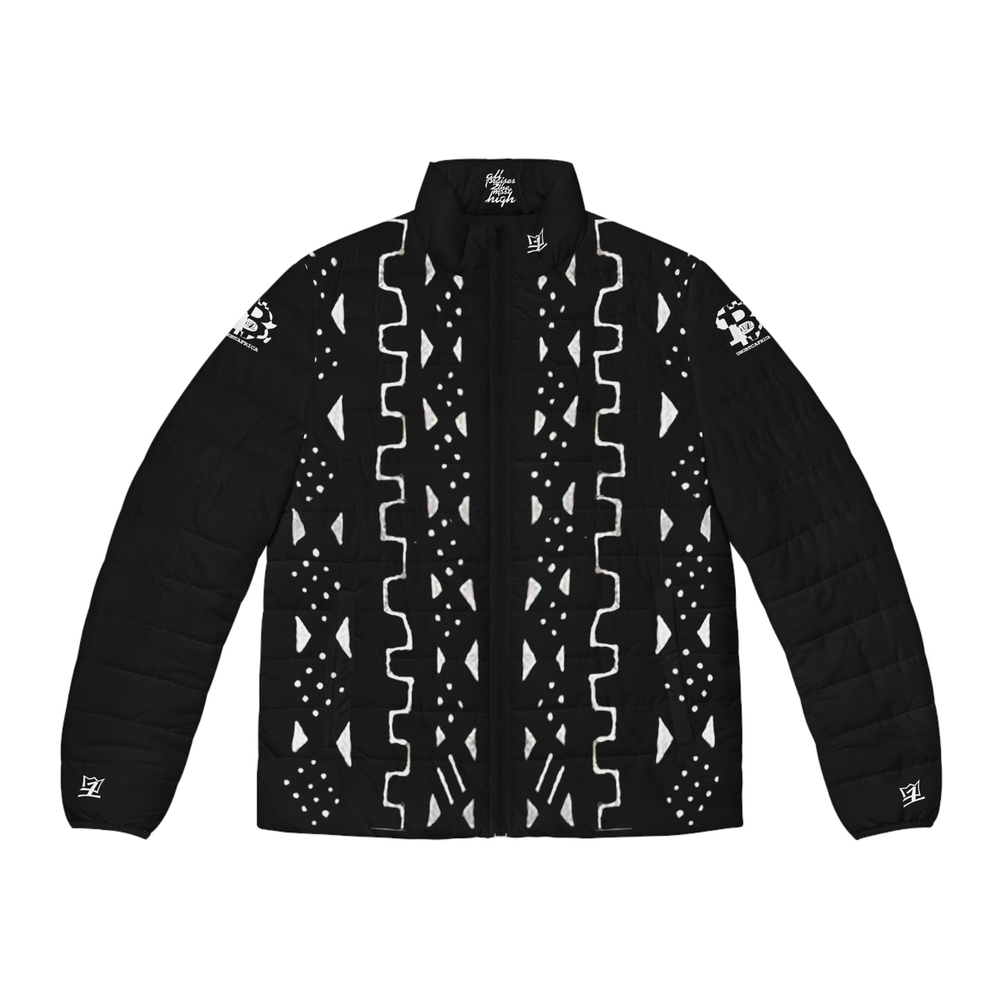 UNOBTCAFRICA Men's Puffer Jacket (AOP)
