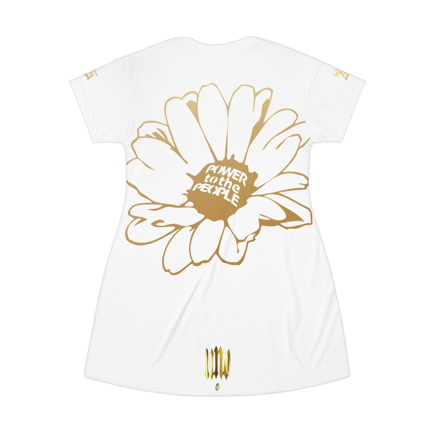 UNO LOVENINA POWERFLOWER All Over Print T-Shirt Dress