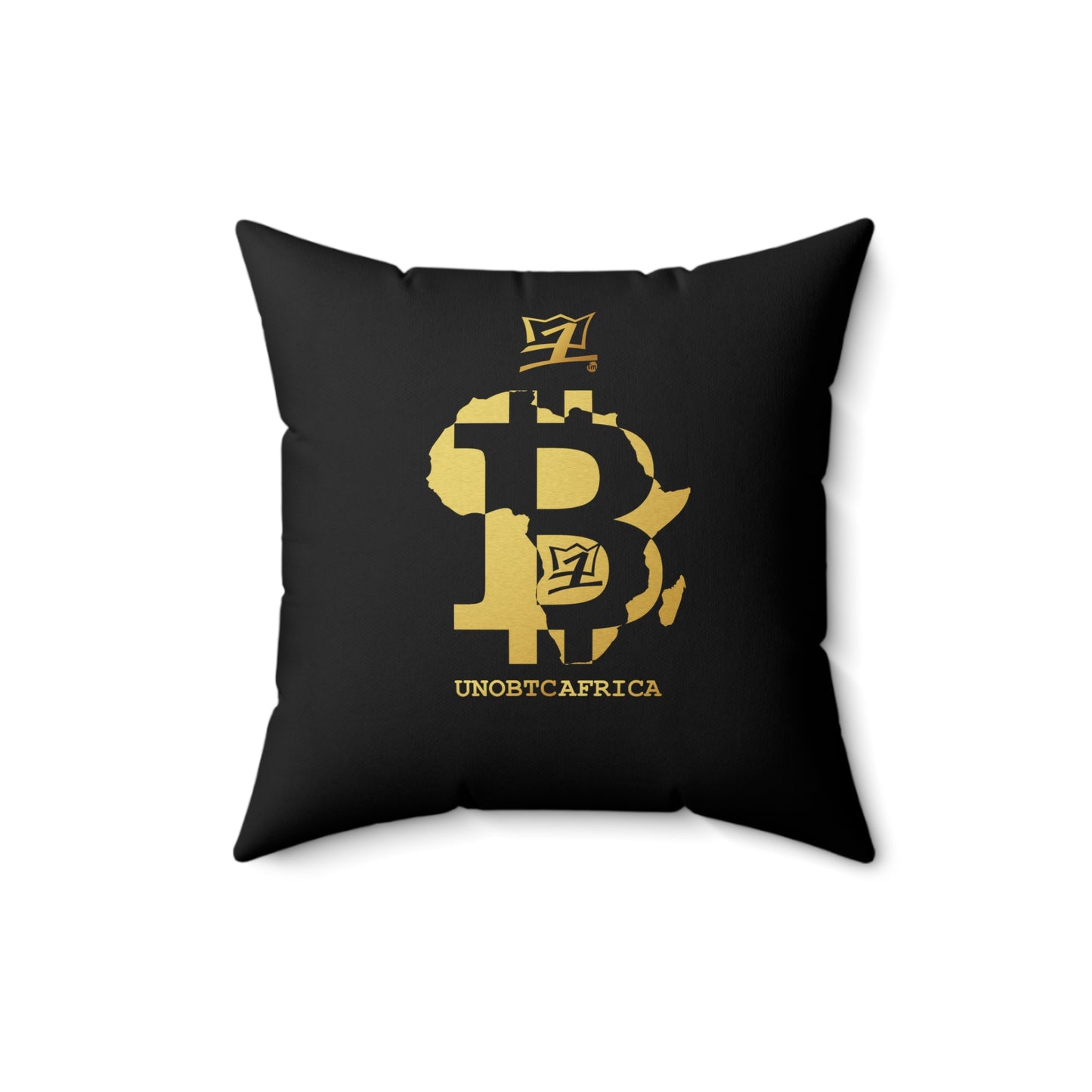 UNOBTCAFRICA Faux Suede Square Pillow