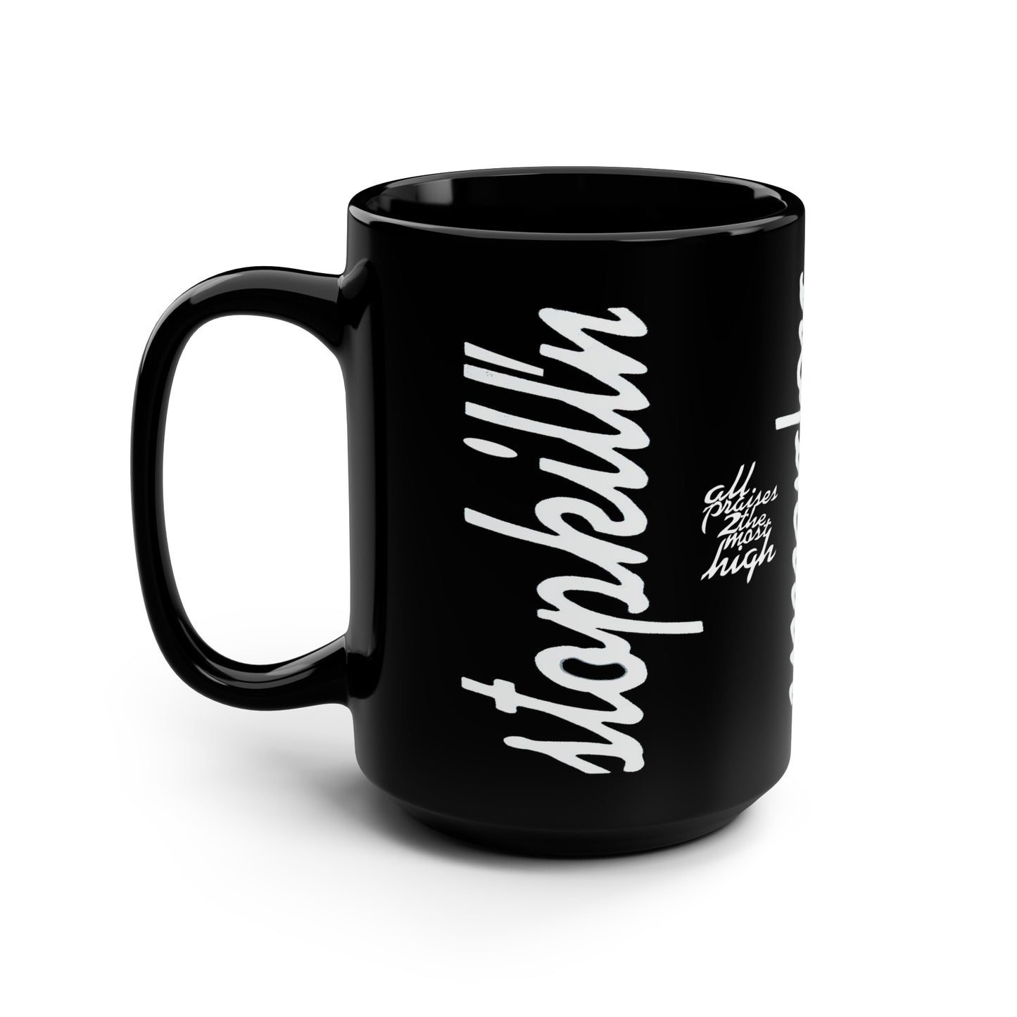 UNO STOPKILL'N Black Mug, 15oz