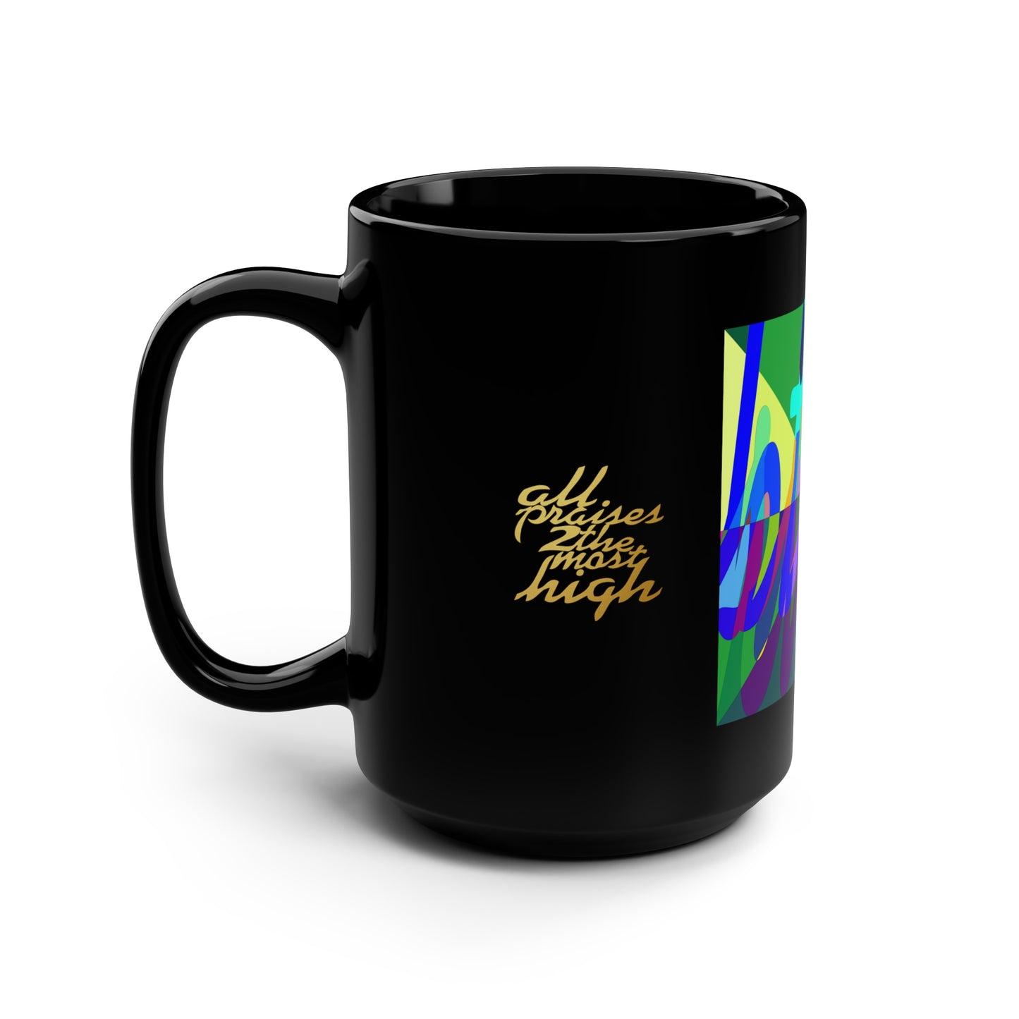 UNO STOPKILL'N UNOWORD Black Mug, 15oz