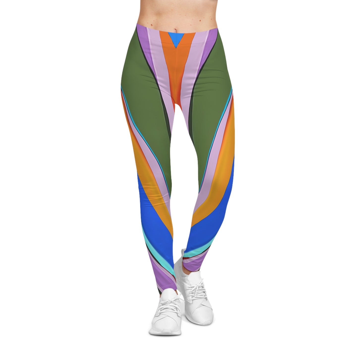 UNO ABSTRACTS Women's Casual Leggings (AOP)