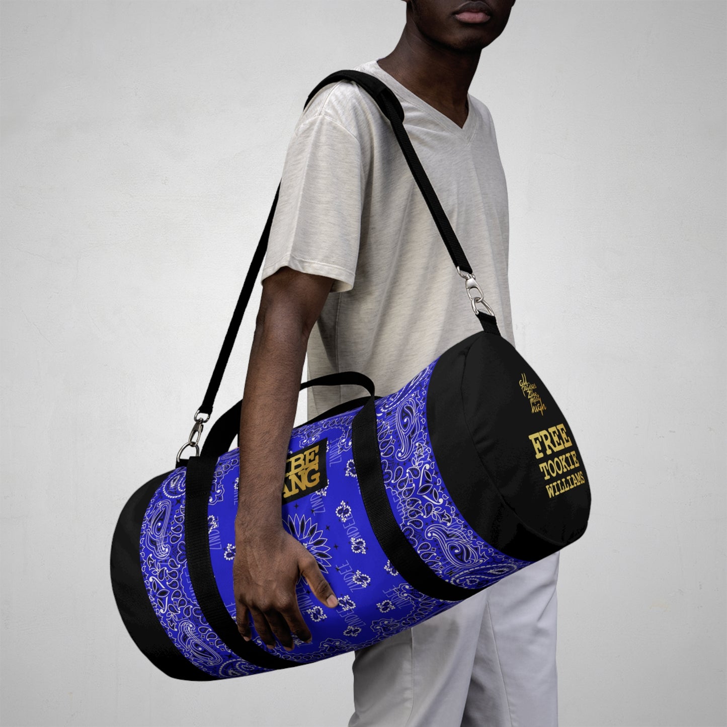 UNO ORGANIC TRIBE=GANG FREE TOOKIE WILLIAMS Duffel Bag