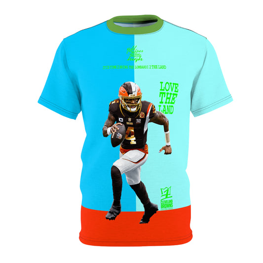 UNO LOVETHELAND LOVEDABROWNS Unisex Cut & Sew Tee (AOP)