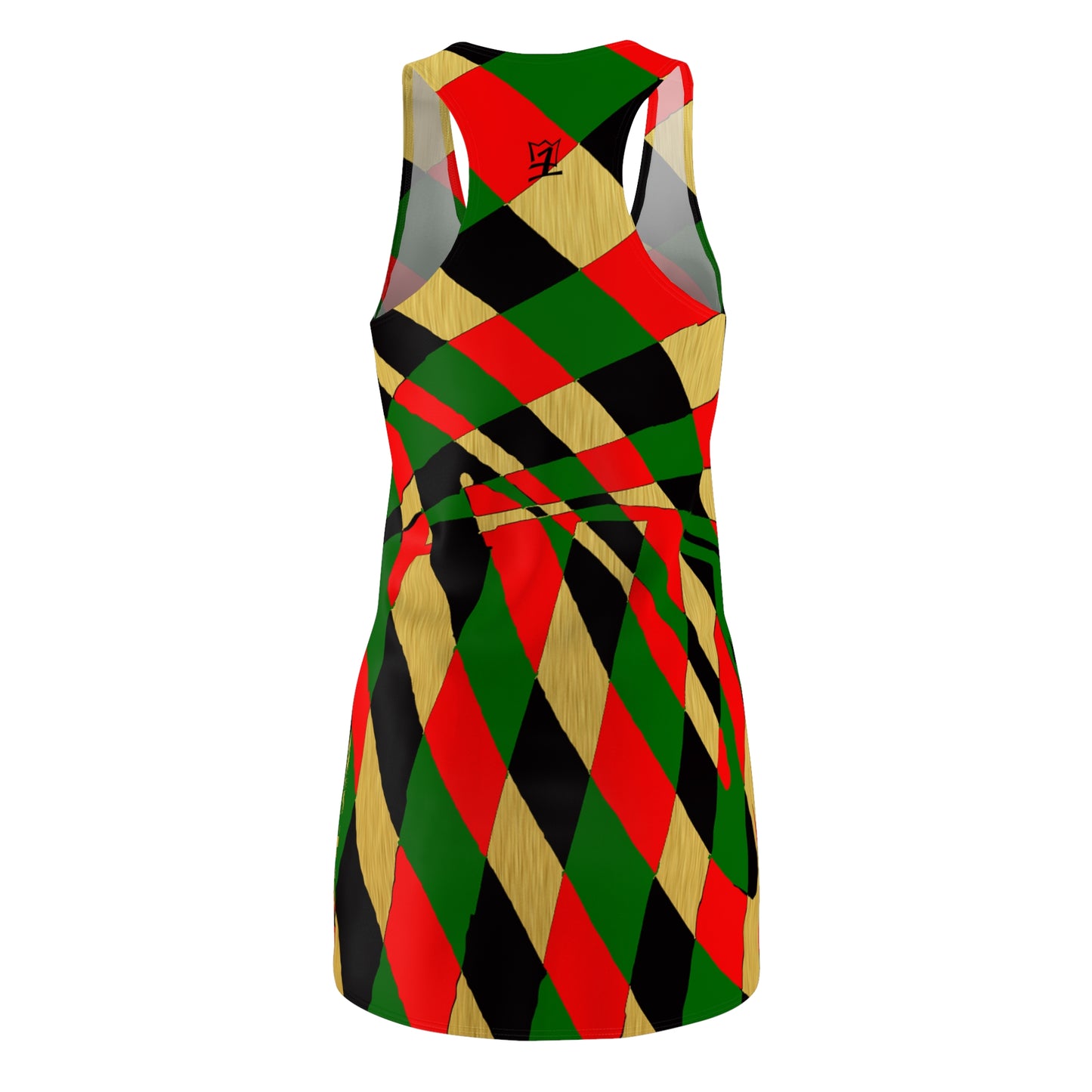 UNO ABSTRACTS Women's Cut & Sew Racerback Dress (AOP)