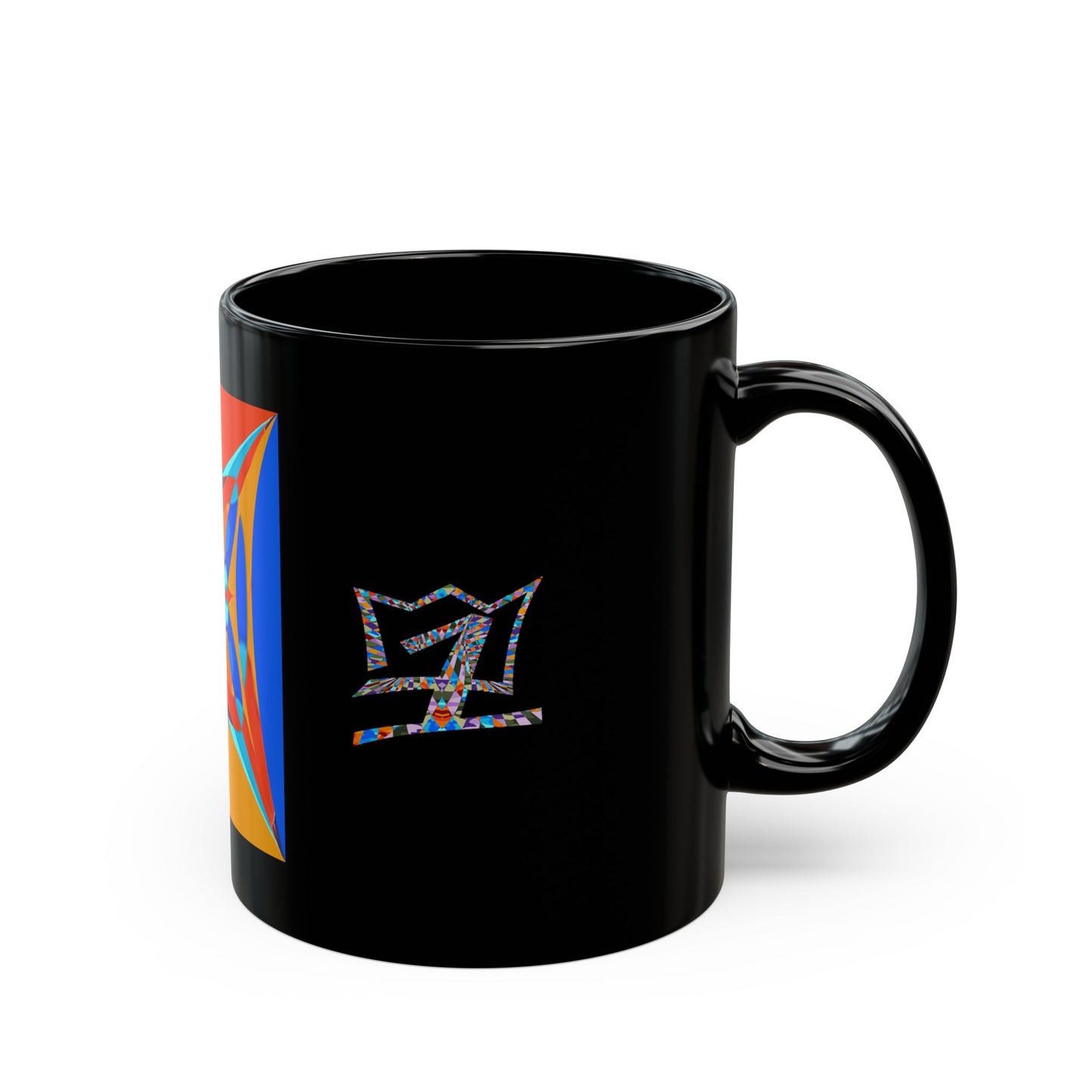UNO ABSTRACT Black Mug (11oz, 15oz)