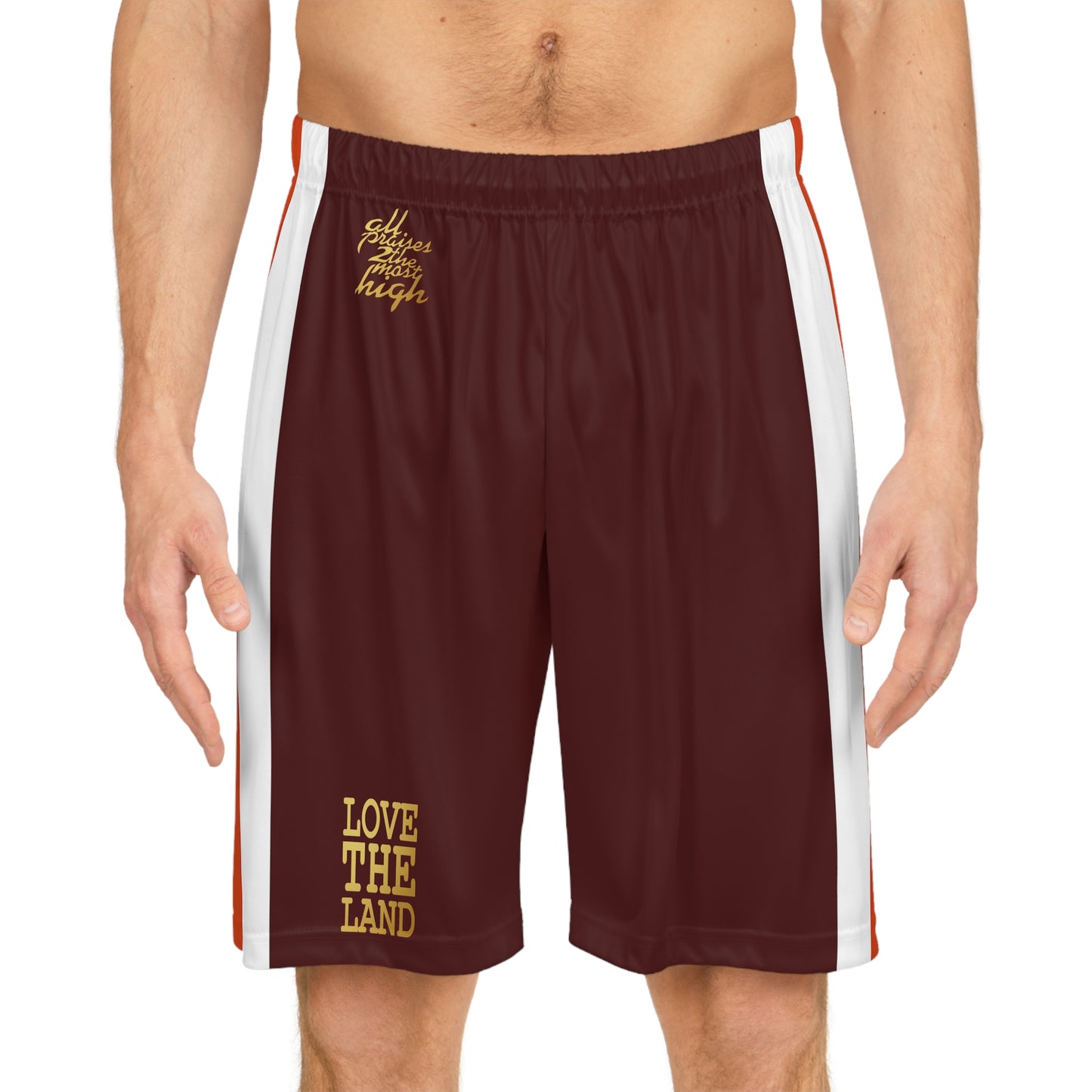 UNO LOVETHELAND Basketball Shorts (AOP)
