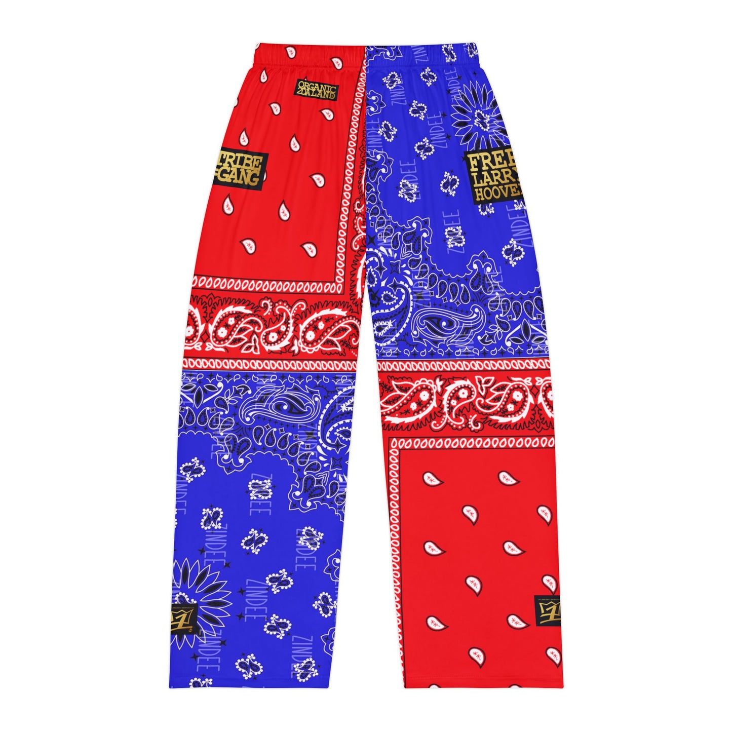 UNO ORGANIC TRIBE=GANG FREE LARRY HOOVER Men's Pajama Pants (AOP)