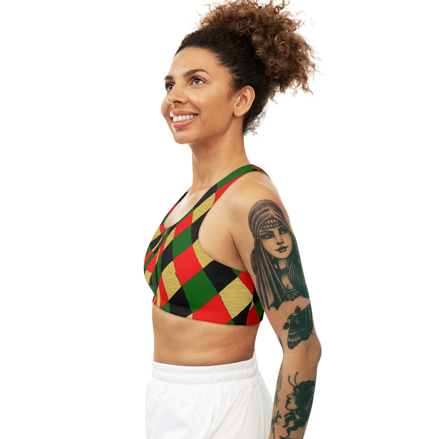 UNO ABSTRACTS Seamless Sports Bra (AOP)