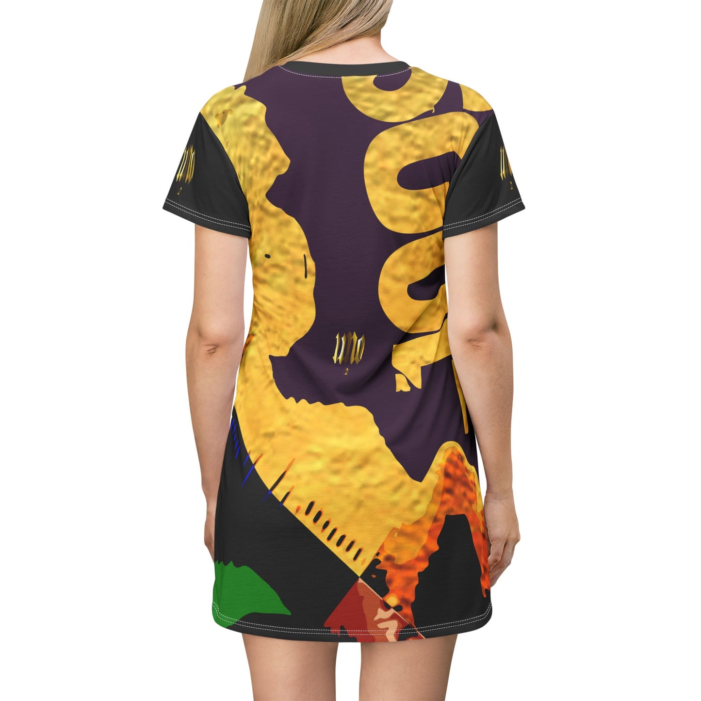 UNO SADE SoulArt All Over Print T-Shirt Dress