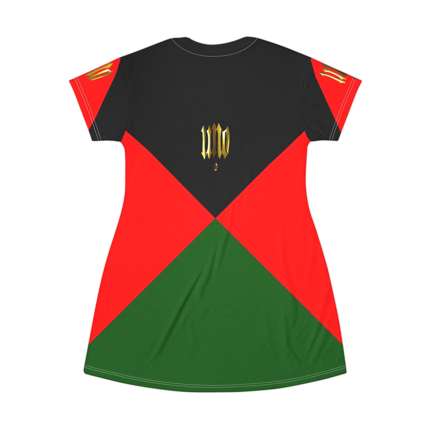 UNO LOVEBLACKLIVES All Over Print T-Shirt Dress