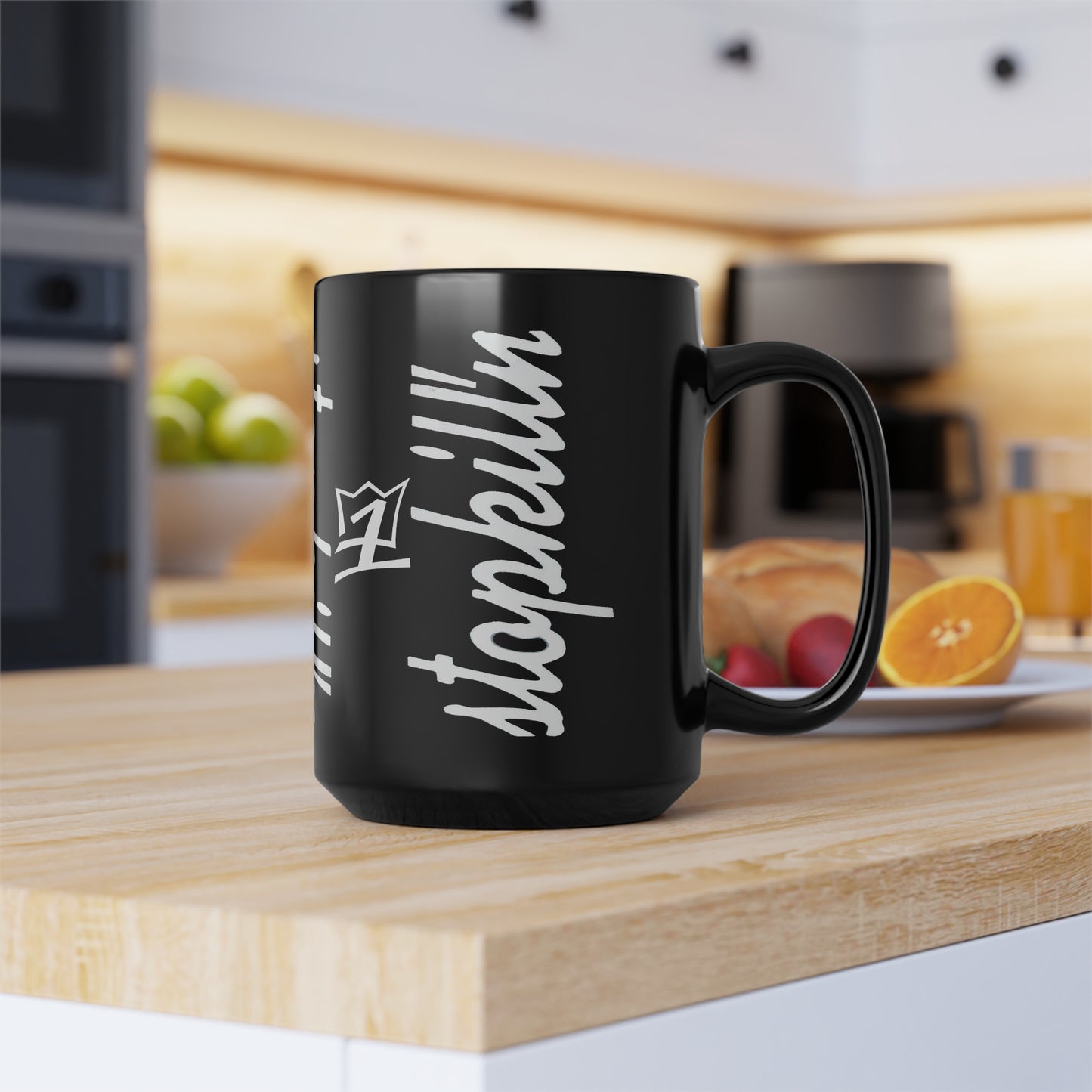 UNO STOPKILL'N Black Mug, 15oz