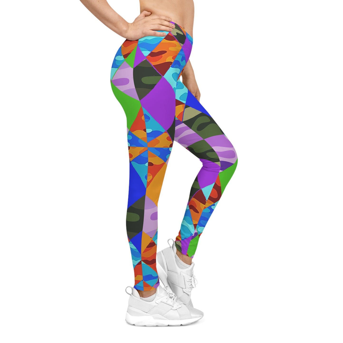 UNO ABSTRACTS Women's Casual Leggings (AOP)