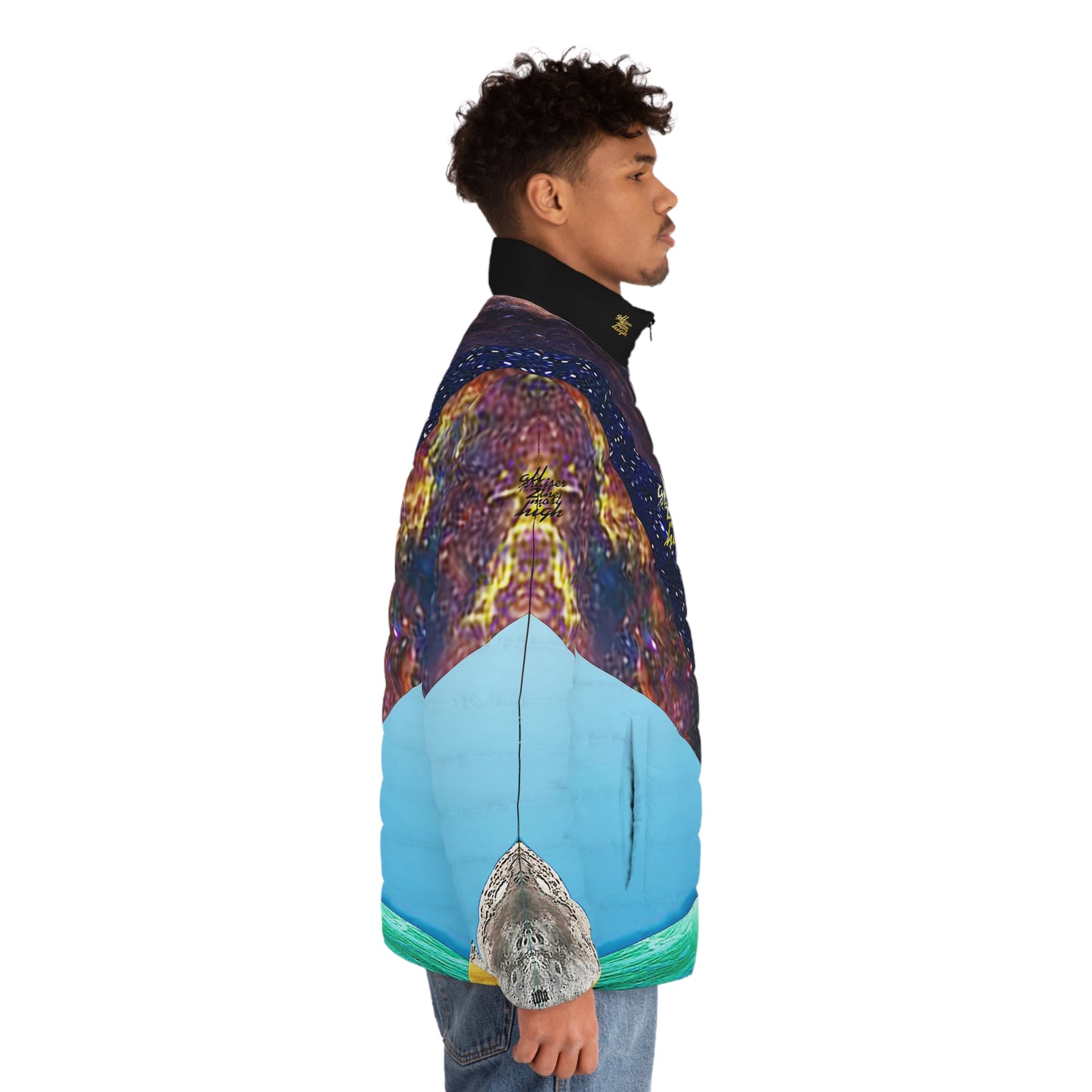 UNO ALLPRAISES IV Men's Puffer Jacket (AOP)