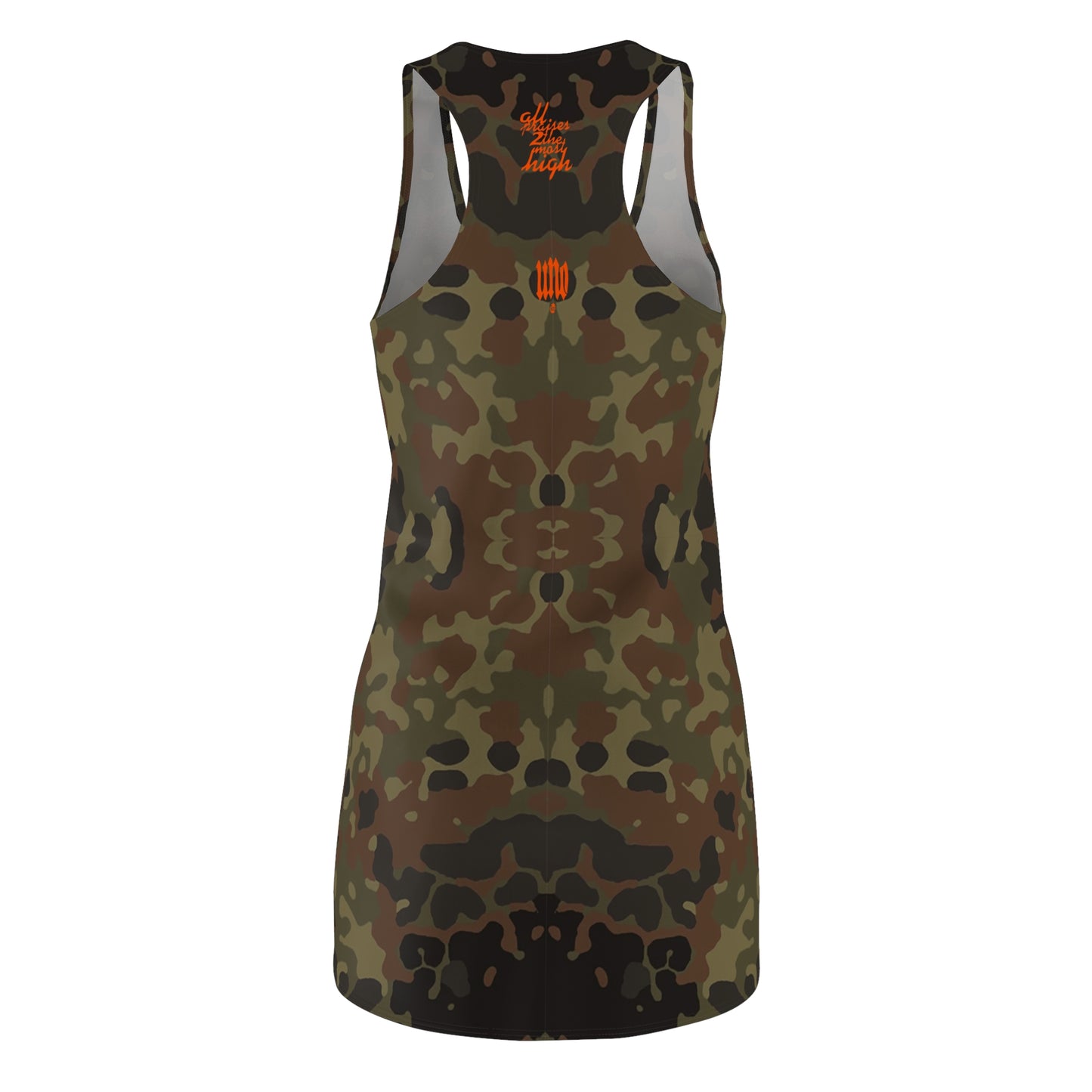 UNO PANTHA Women's Cut & Sew Racerback Dress Camo Collection