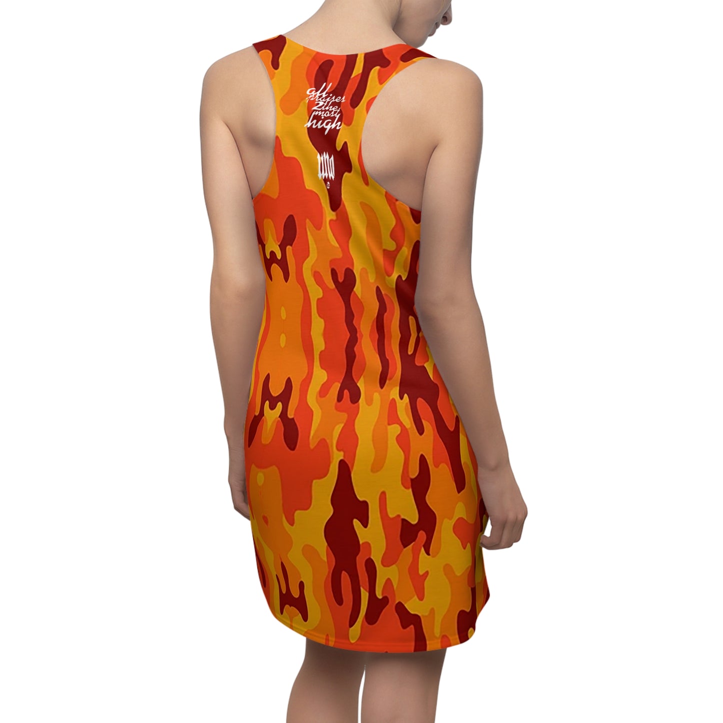 UNO ALL PRAISES Women's Cut & Sew Racerback Dress Camo Collection