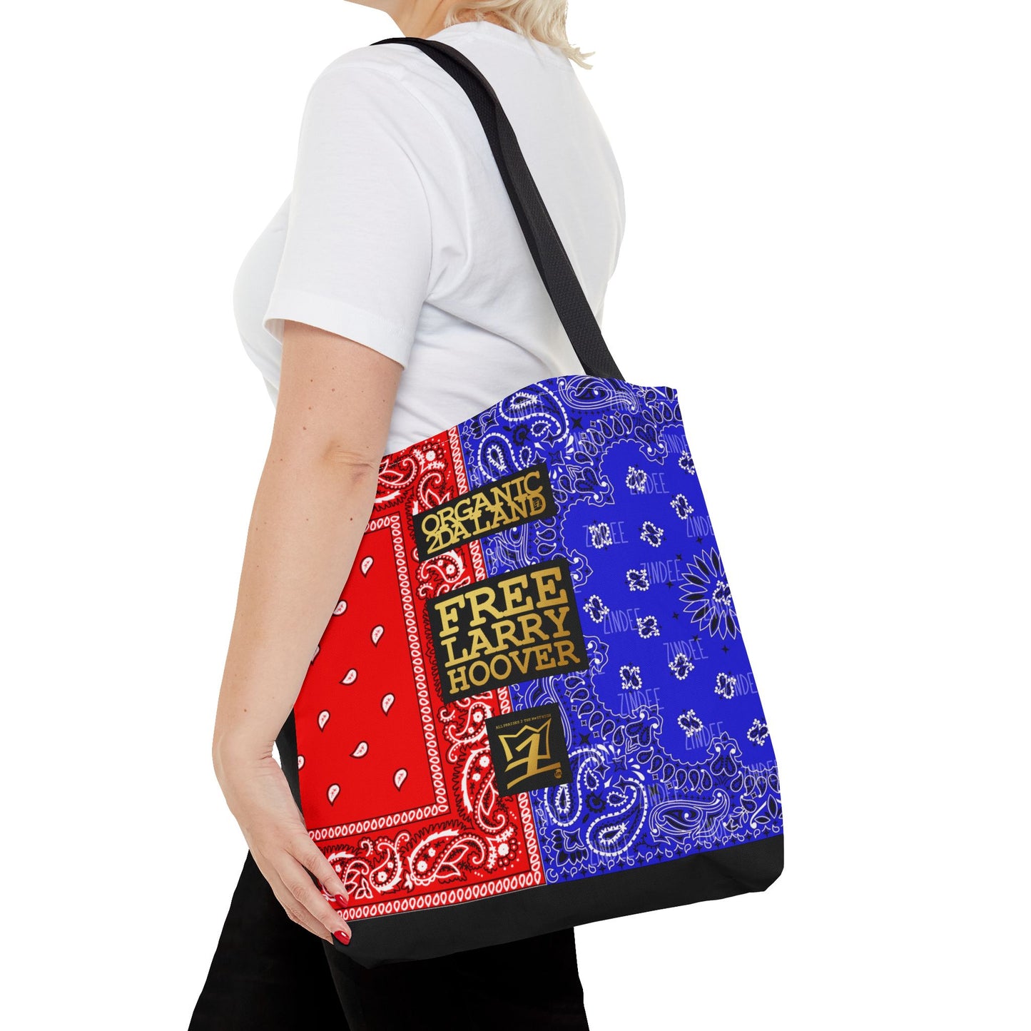 UNO ORGANIC TRIBE=GANG FREE LARRY HOOVER Tote Bag (AOP)