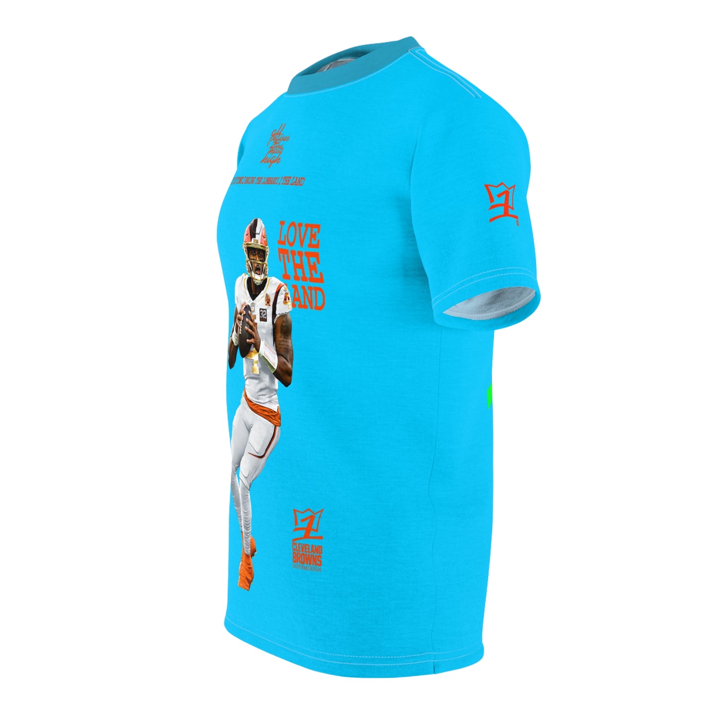 UNO LOVETHELAND LOVEDABROWNS Unisex Cut & Sew Tee (AOP)