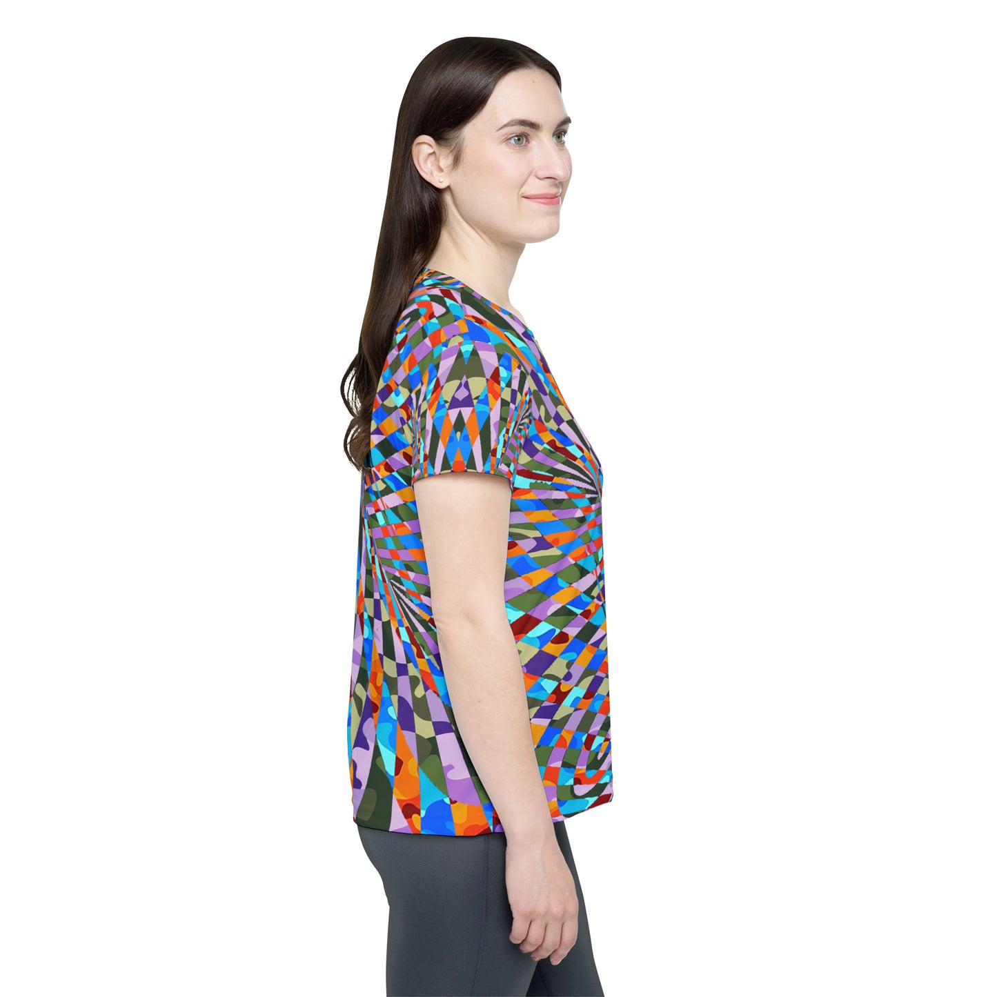 UNO ABSTRACTS Women's Sports Jersey (AOP)