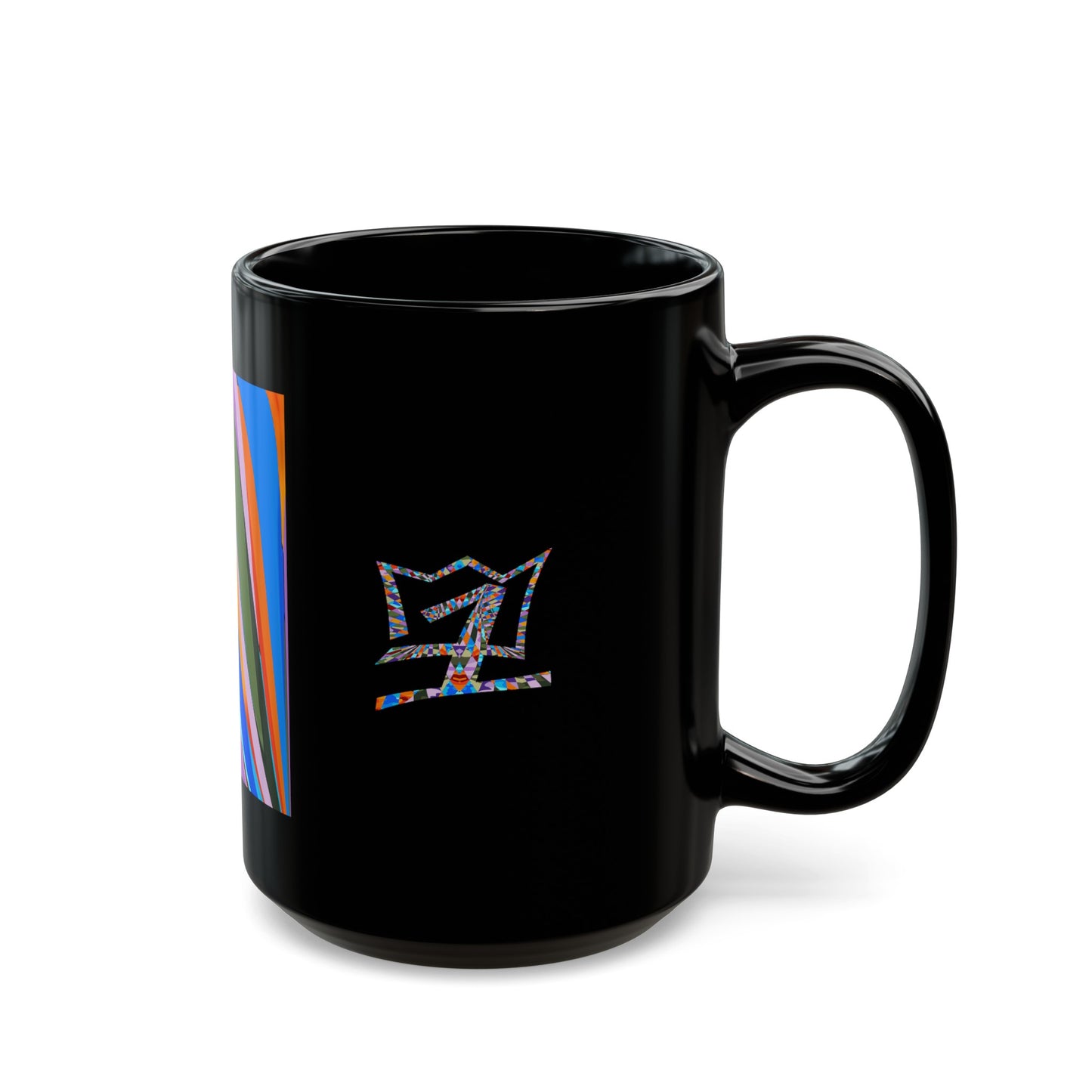 UNO ABSTRACT Black Mug (11oz, 15oz)