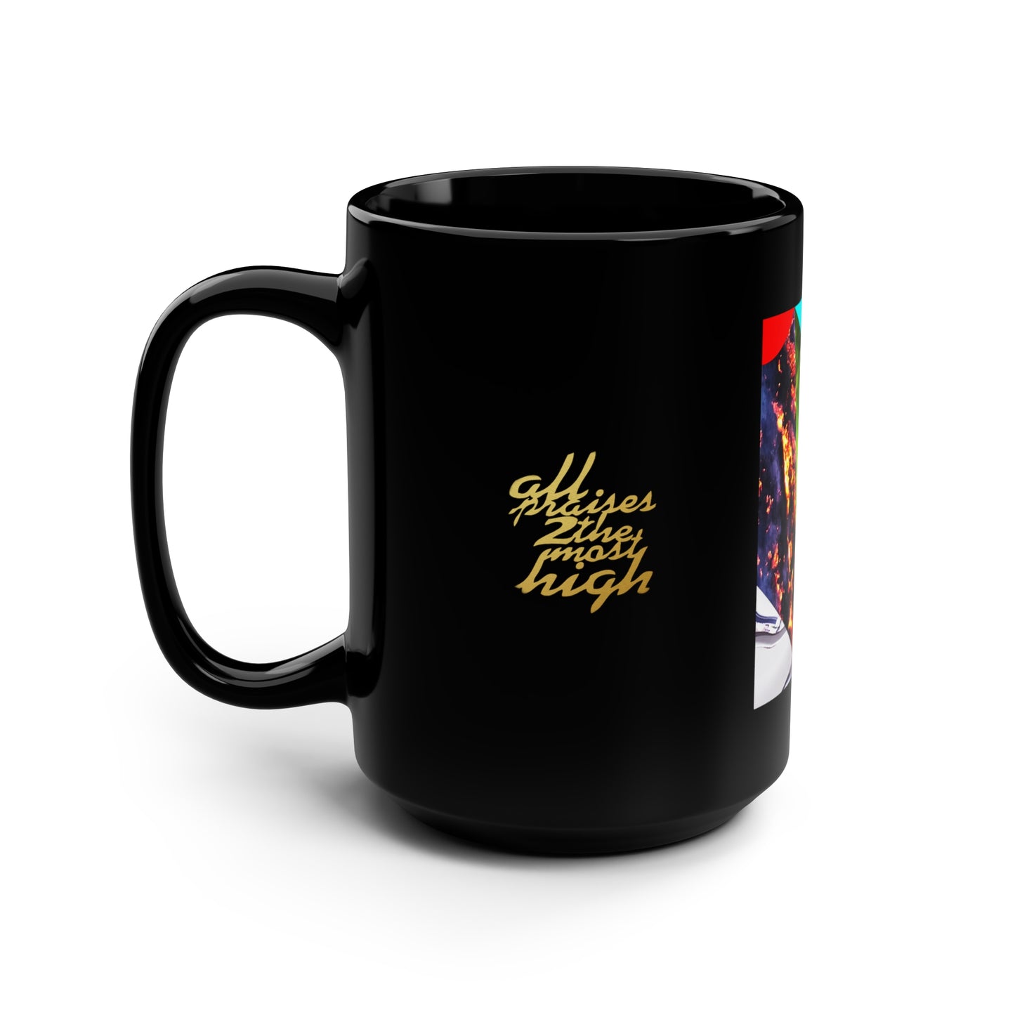UNO ALLPRAISES V Variation 1 Black Mug, 15oz
