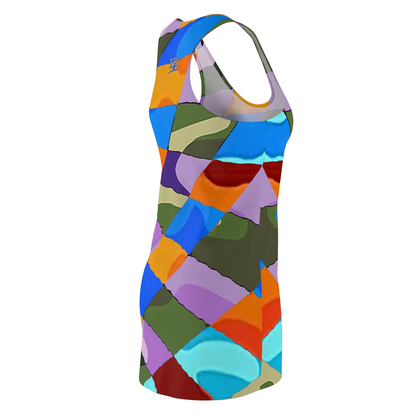 UNO ABSTRACTS Women's Cut & Sew Racerback Dress (AOP)