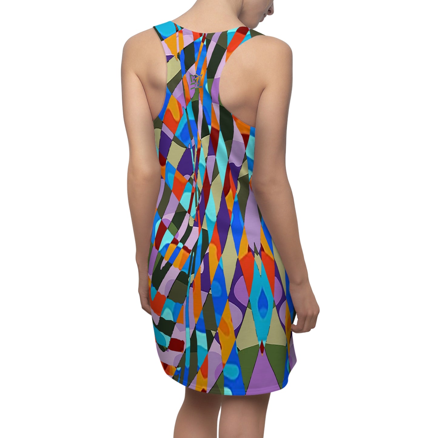 UNO ABSTRACTS Women's Cut & Sew Racerback Dress (AOP)
